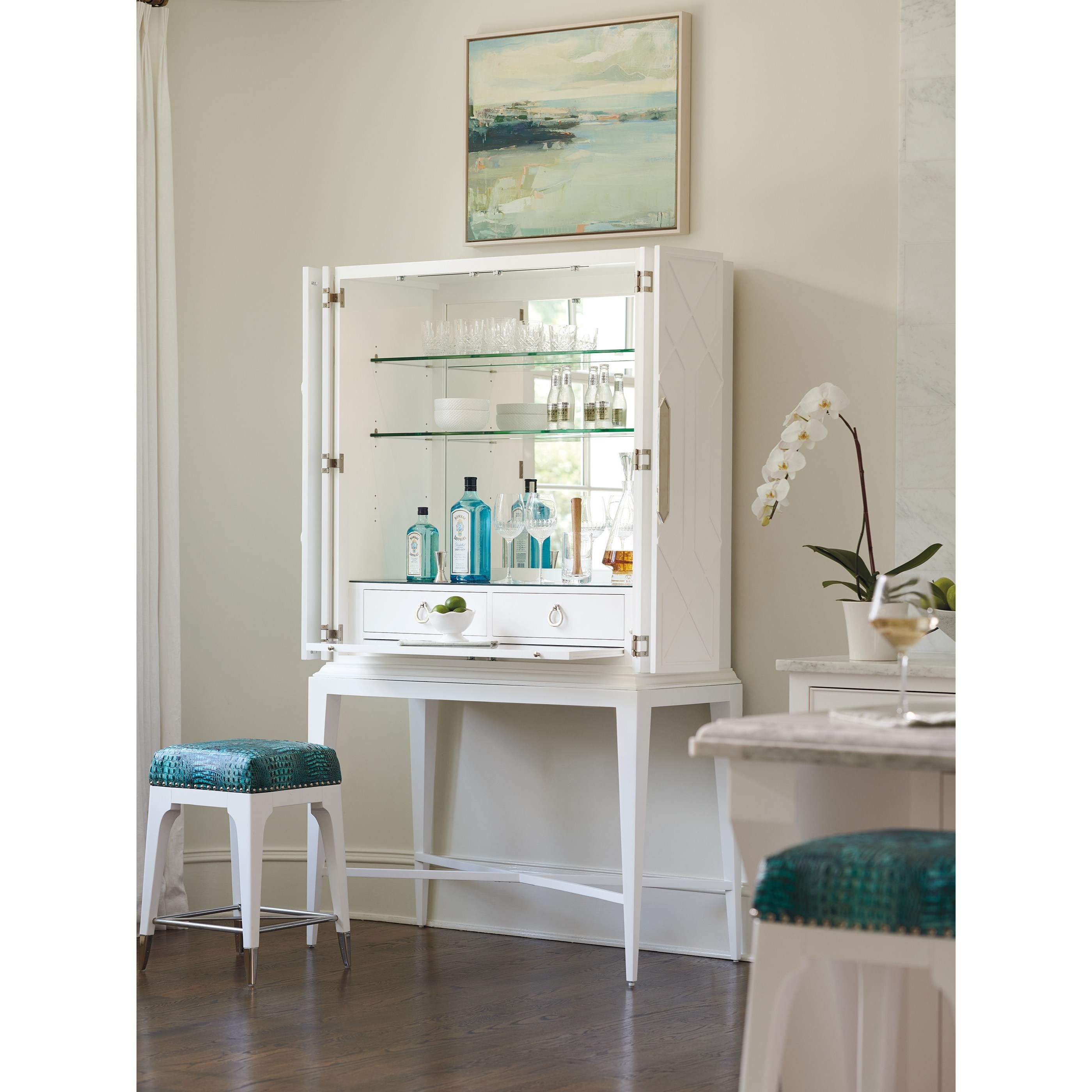 Lexington outlet bar cabinet