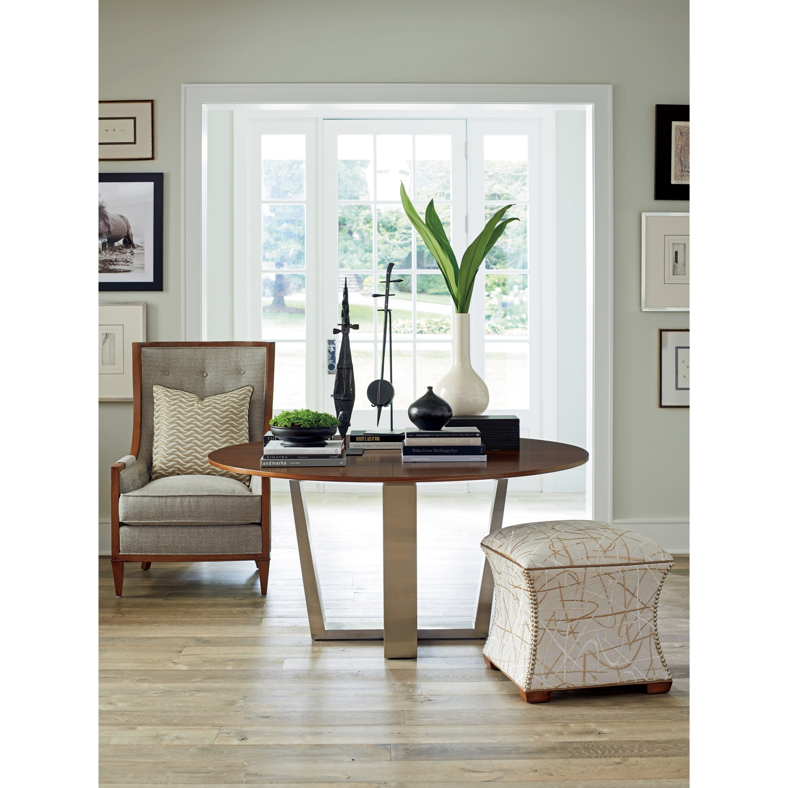 Kilmer round store pedestal dining table