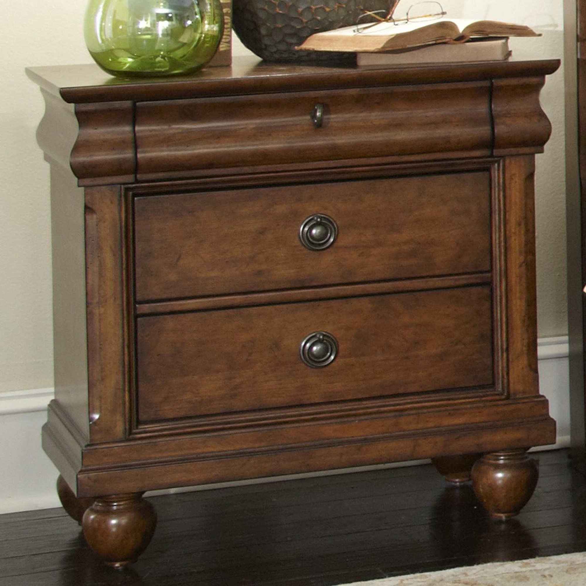 Liberty Furniture Bedroom 3 Drawer Night Stand 545-BR61