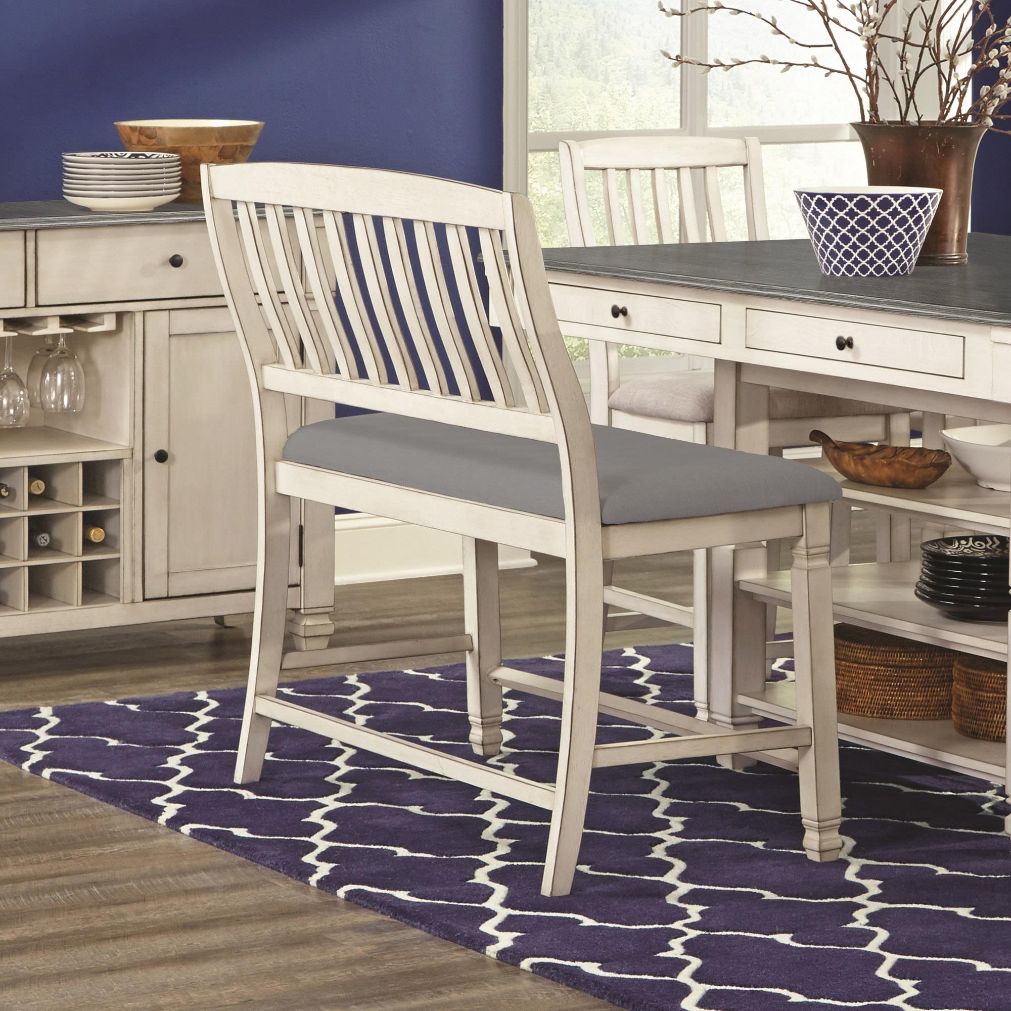 Tall bench for kitchen table sales