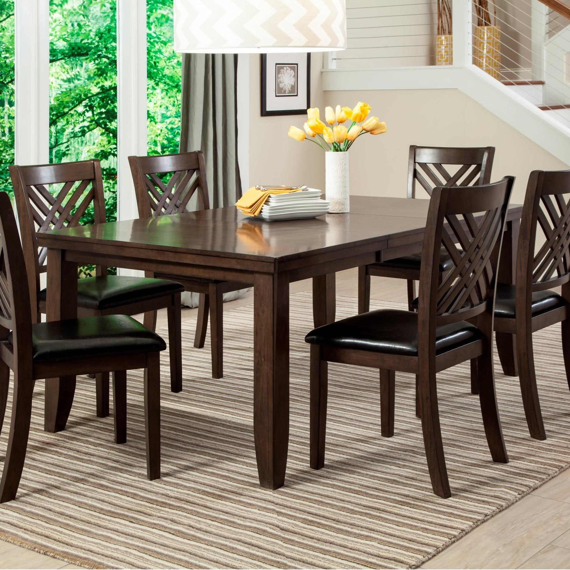 Lifestyle Cassidy C1632D DTX Dining Table with Butterfly Leaf