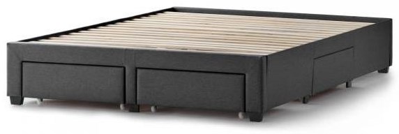 Low profile king bed on sale frame with storage