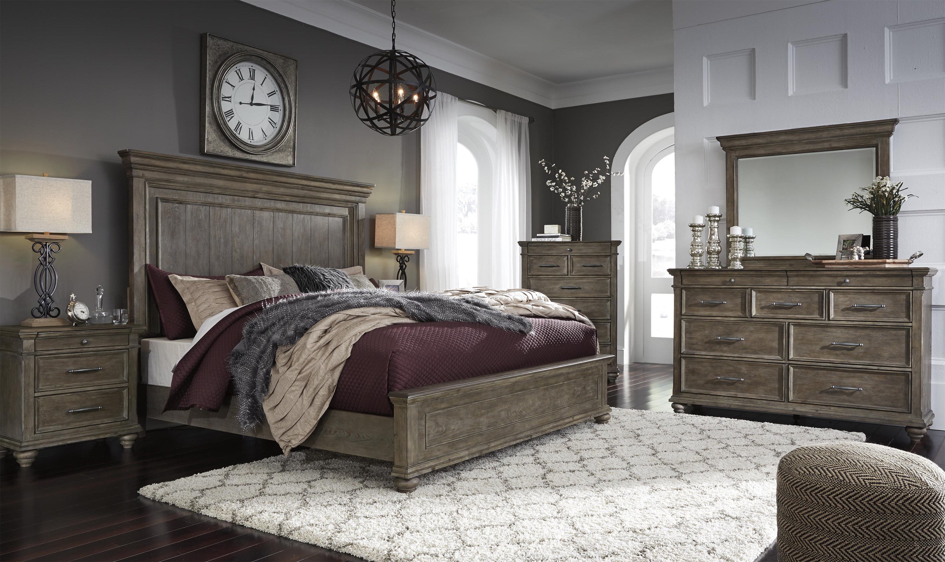 Johnelle dresser sales and mirror