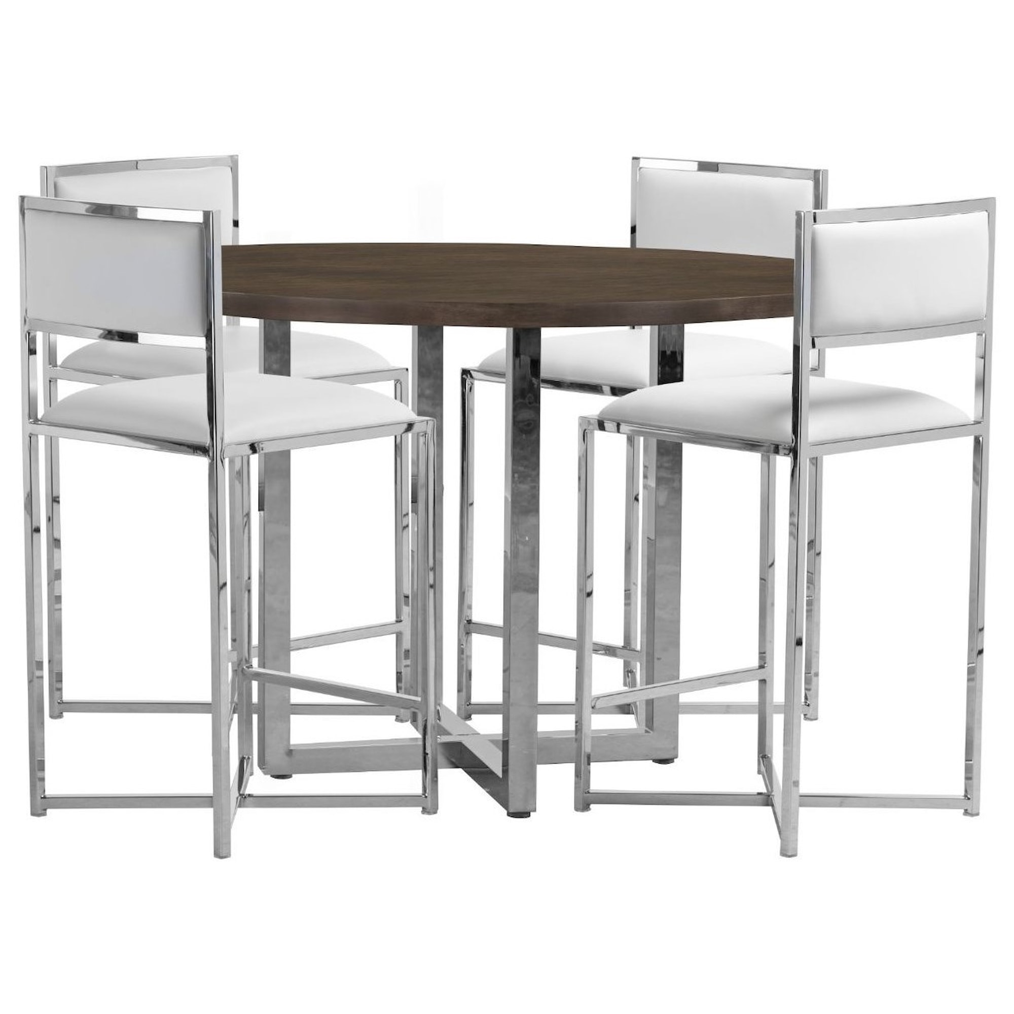 Modus International Amalfi 1AA470X XBase Counter Stool in White