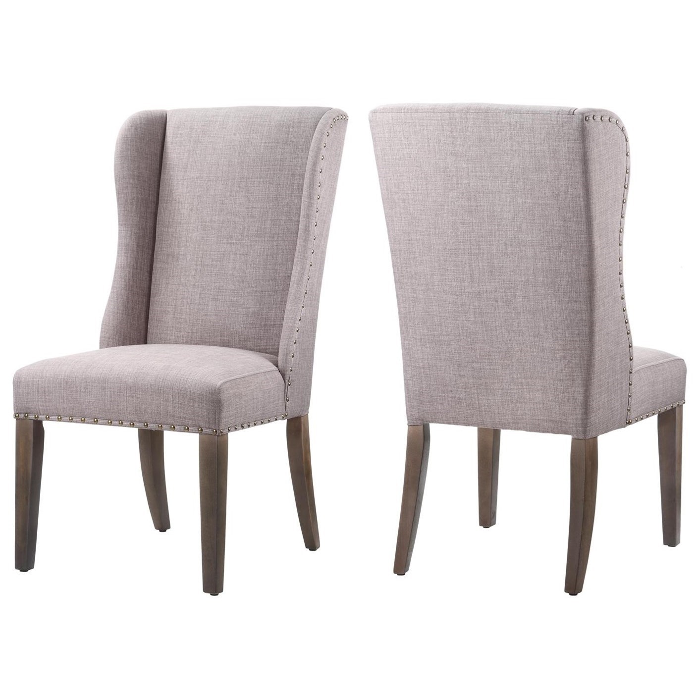 Large wingback store dining chair