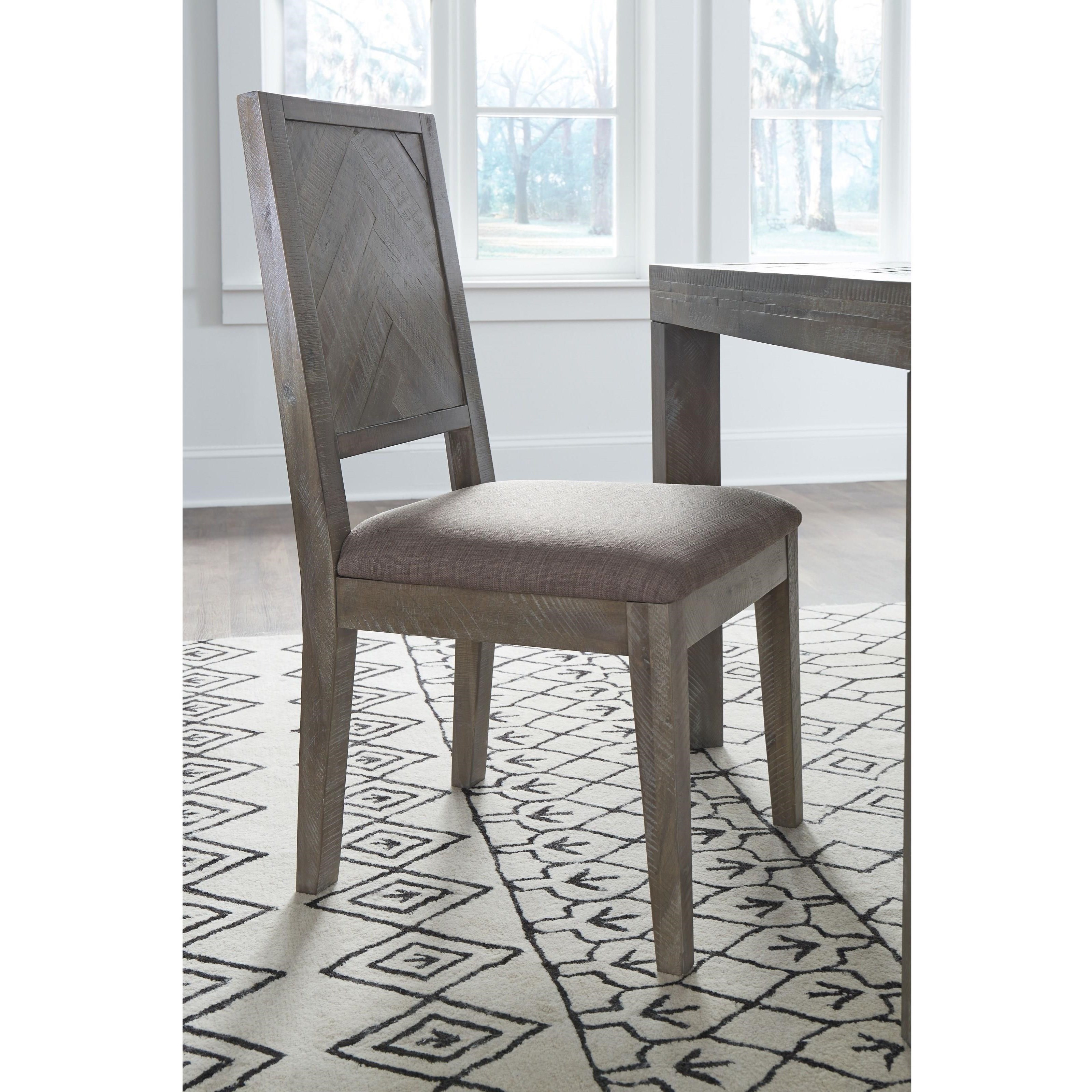 Modus International Herringbone 5QS363B Upholstered Side Chair