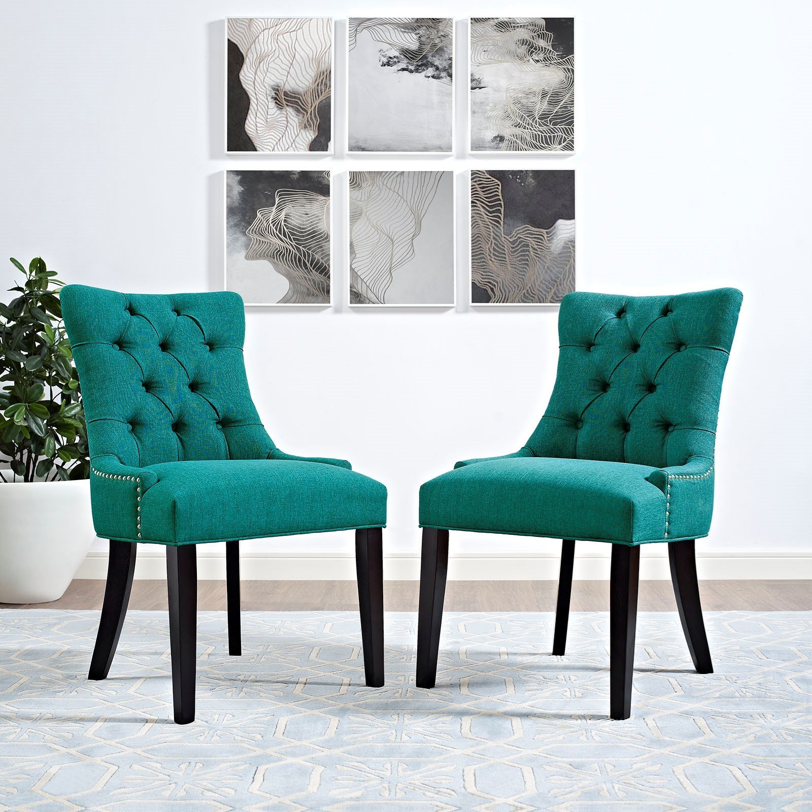 Modway regent beige online fabric dining chair
