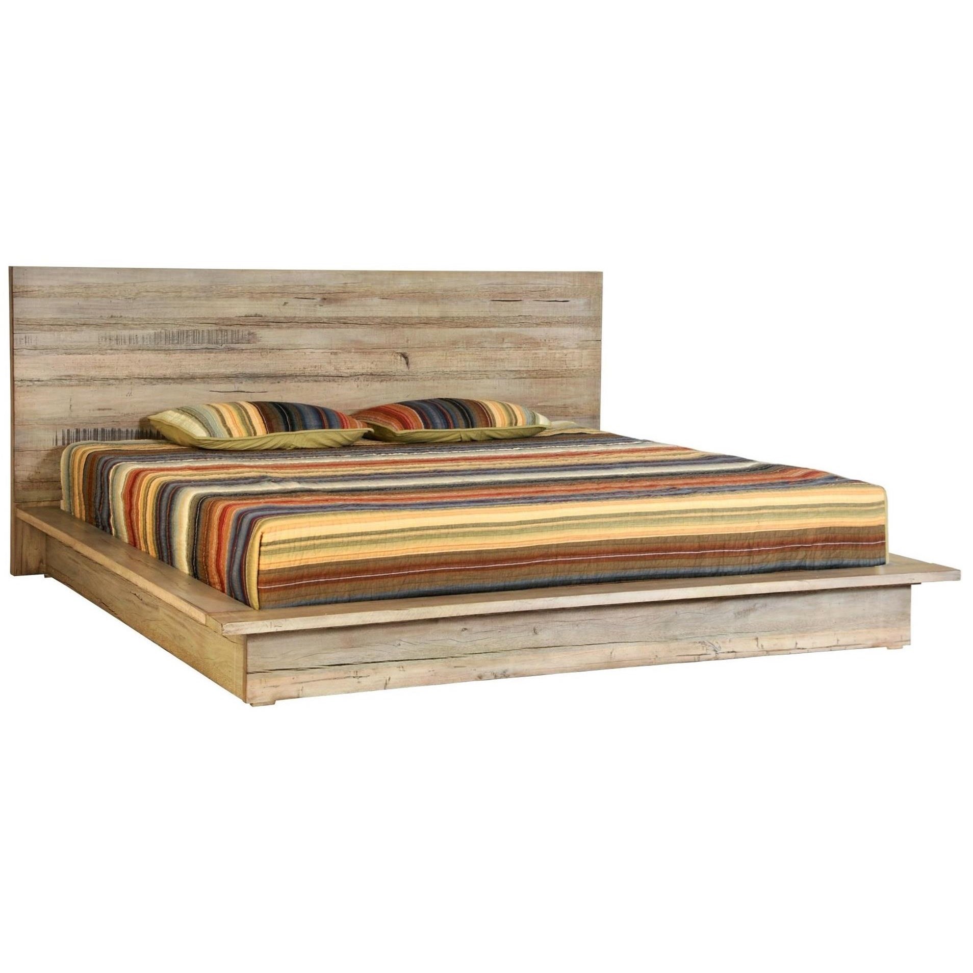 King size low platform hot sale bed