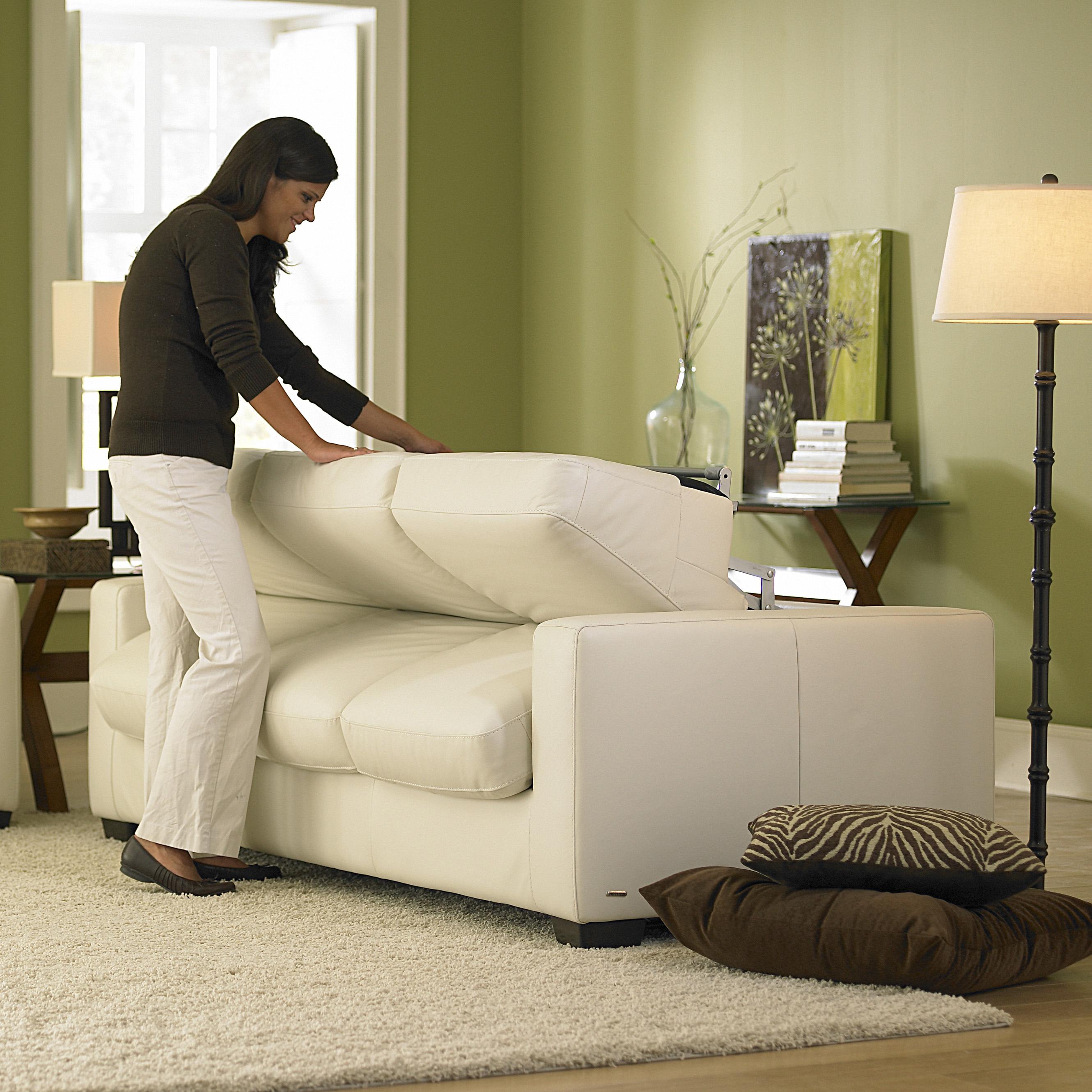 Natuzzi Editions Top Grain Italian Leather B534 266 Queen Sleeper Sofa Williams Kay Sleeper Sofas