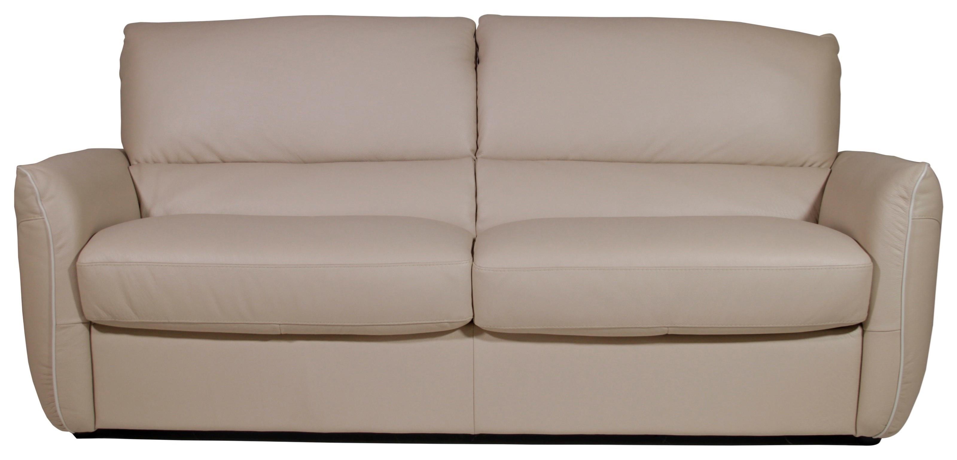 Natuzzi leather sleeper shop sofa