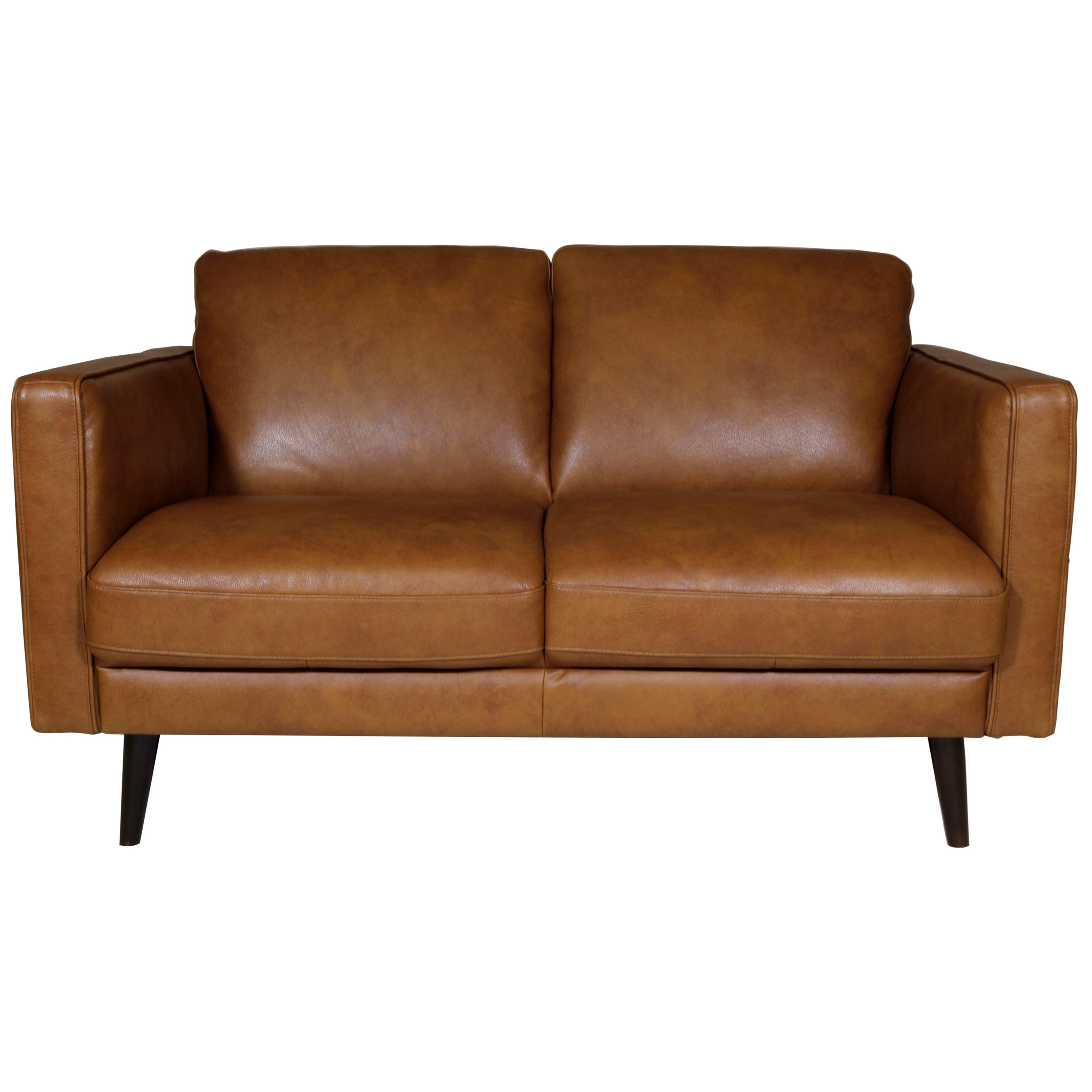 Natuzzi leather loveseat cheap