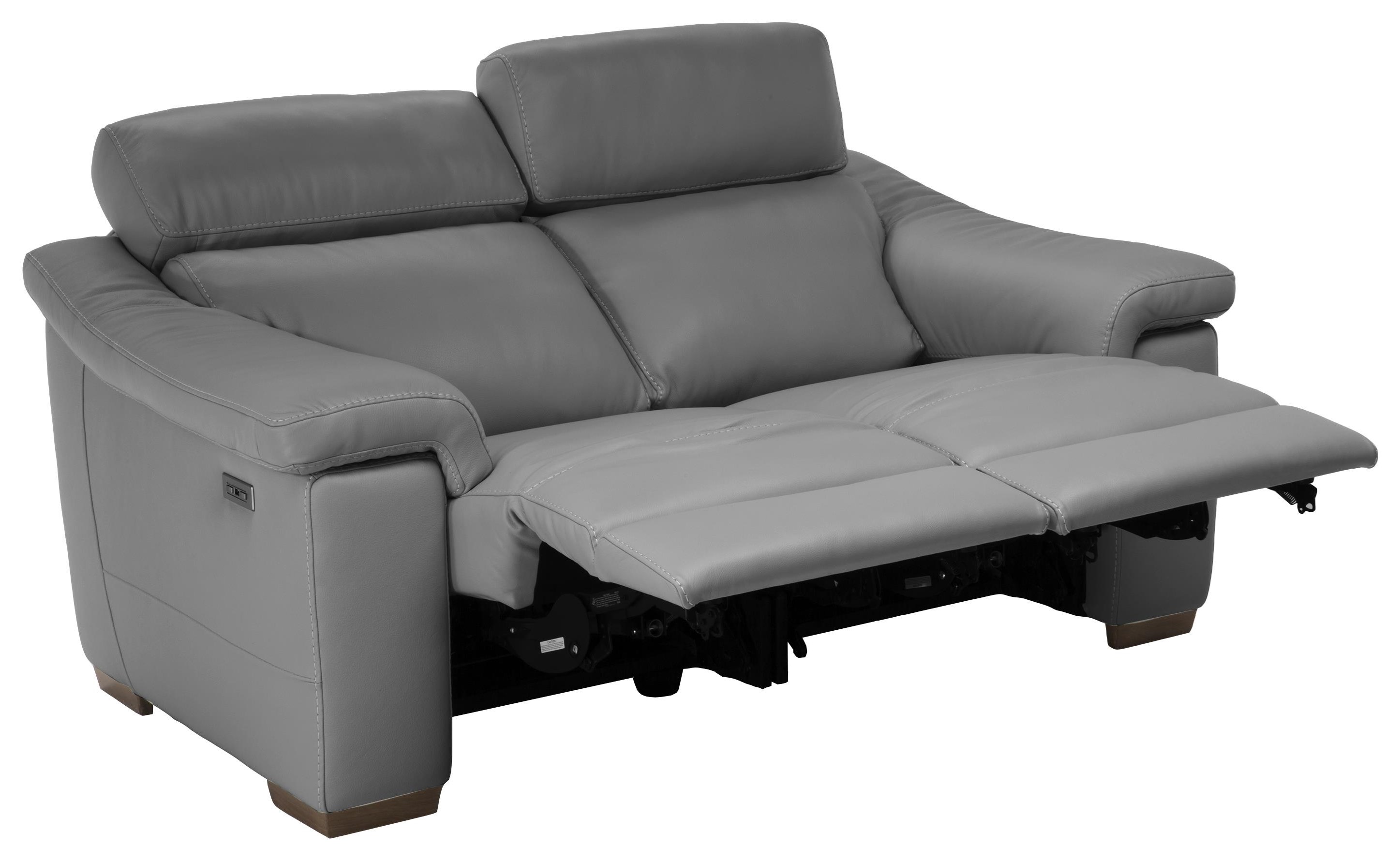Natuzzi Editions 100 Italian Leather C115 393 Casual Power