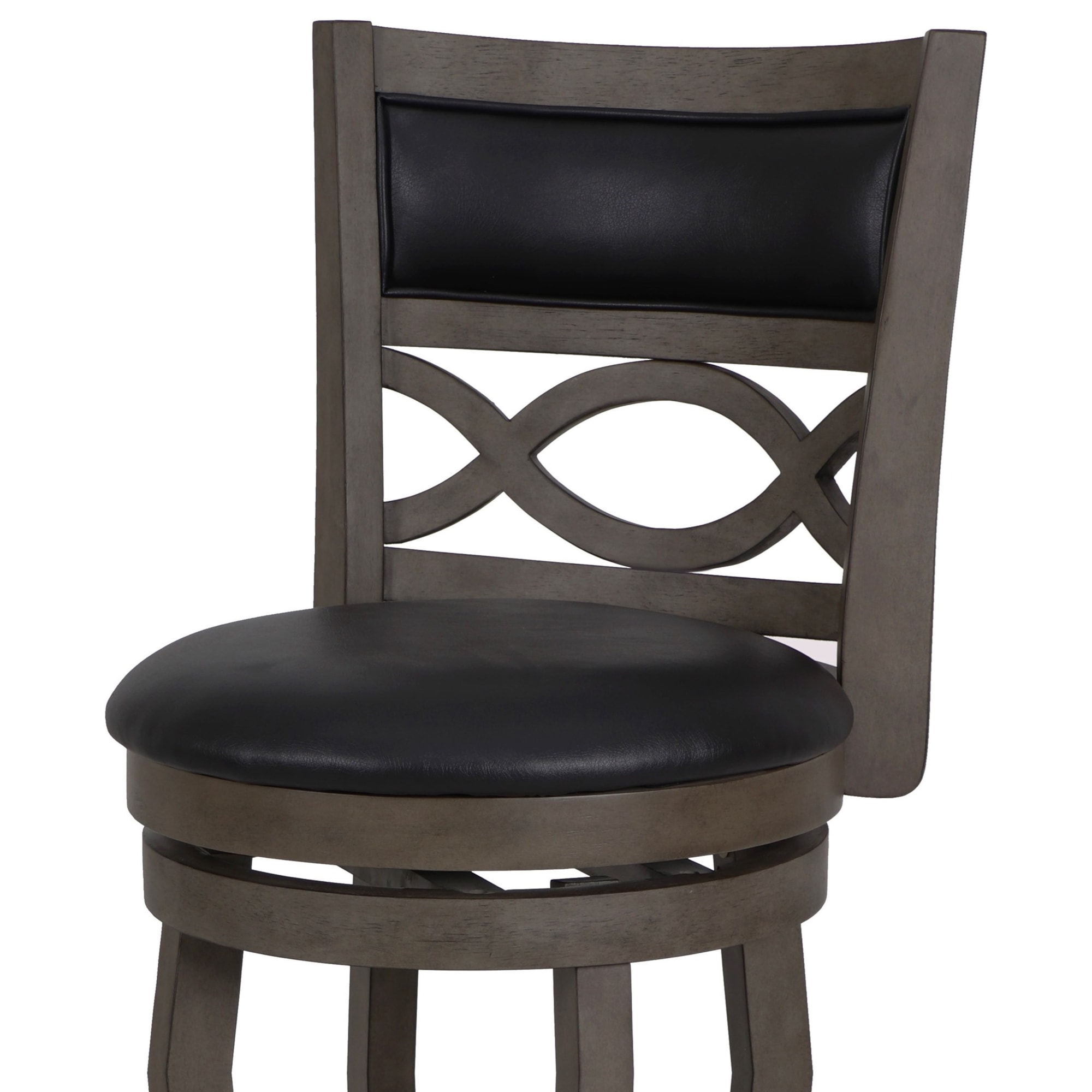 New Classic Furniture Manchester S1128CSPG Transitional 24" Counter Stool with Polyurethane