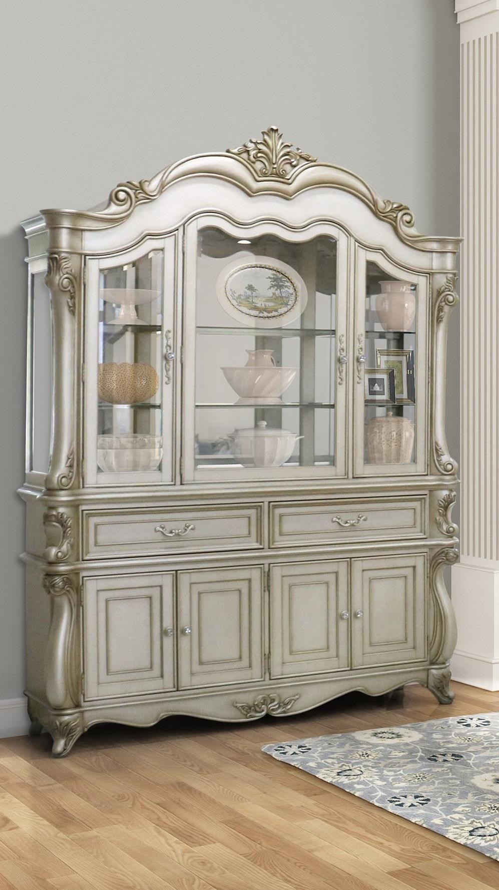 Transitional china on sale cabinet
