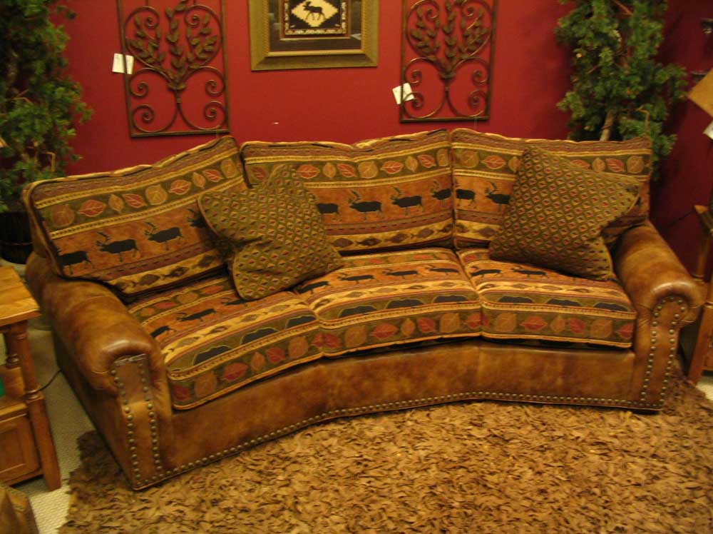 Norwalk Stowe 64070 Leather Sofa w nailheads Lagniappe Home