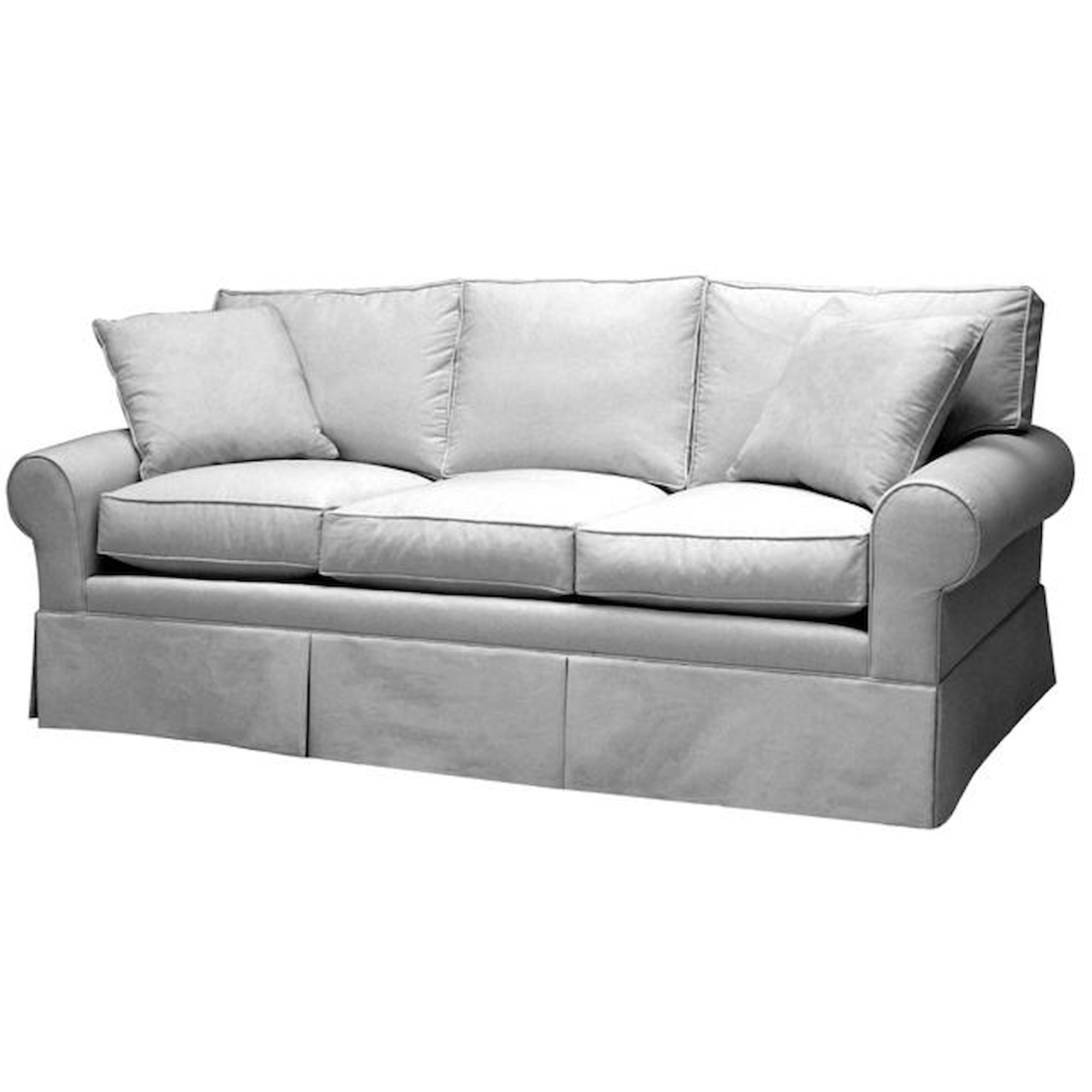Norwalk Cavett 116170 Stationary Sofa w/ Rolled Arms Lagniappe Home