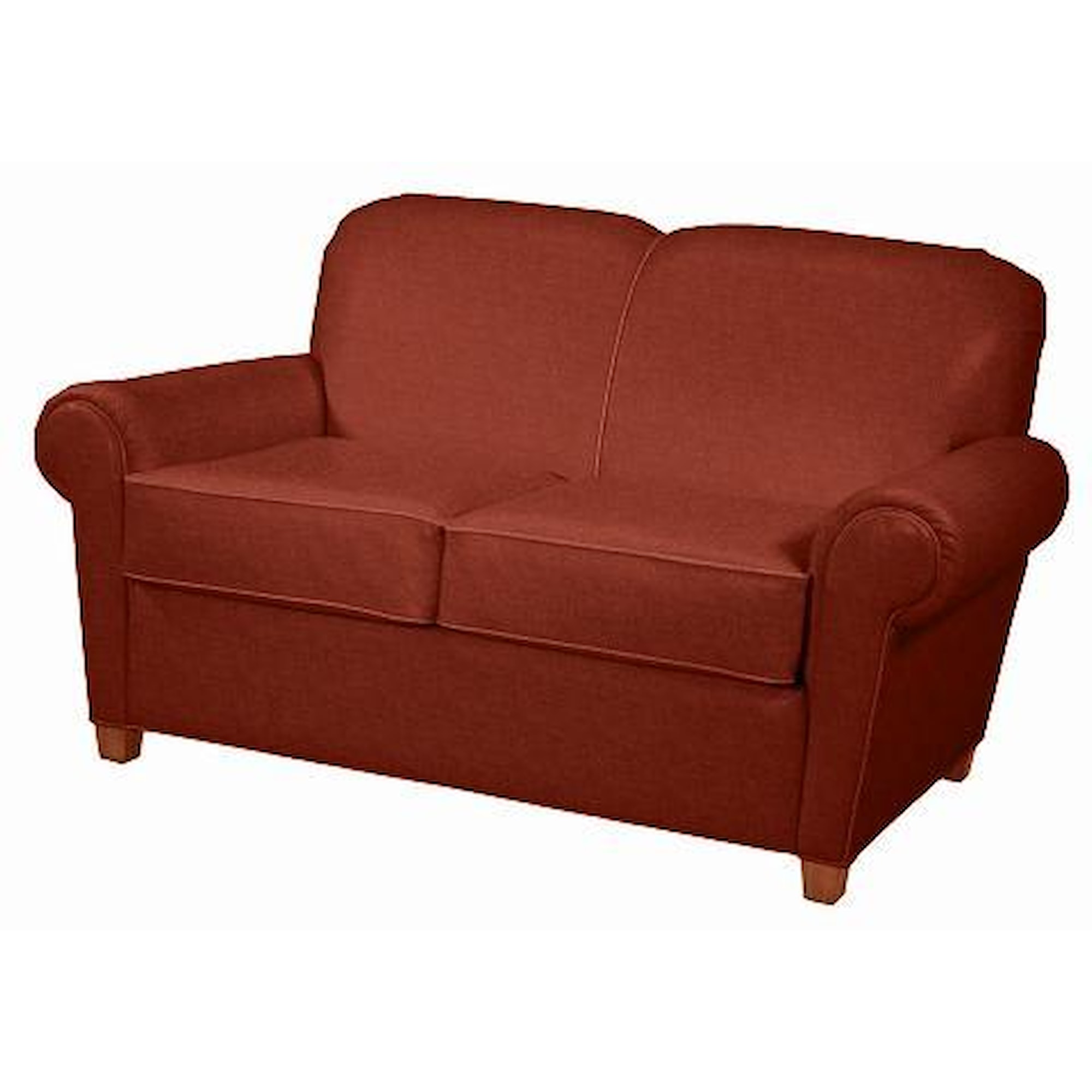 Norwalk Portland 938850 Rolled Arm Love Seat Wayside Furniture