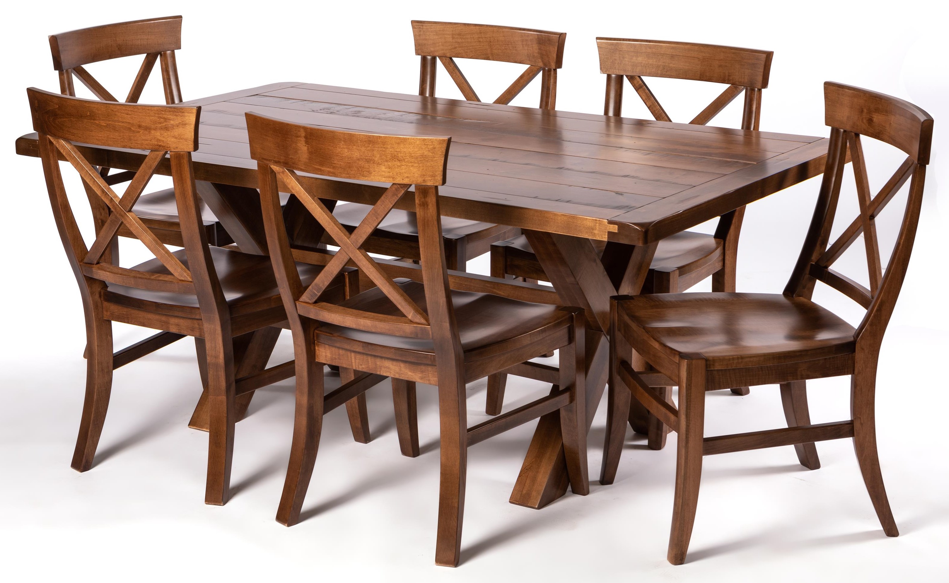 Oak wood outlet dining set