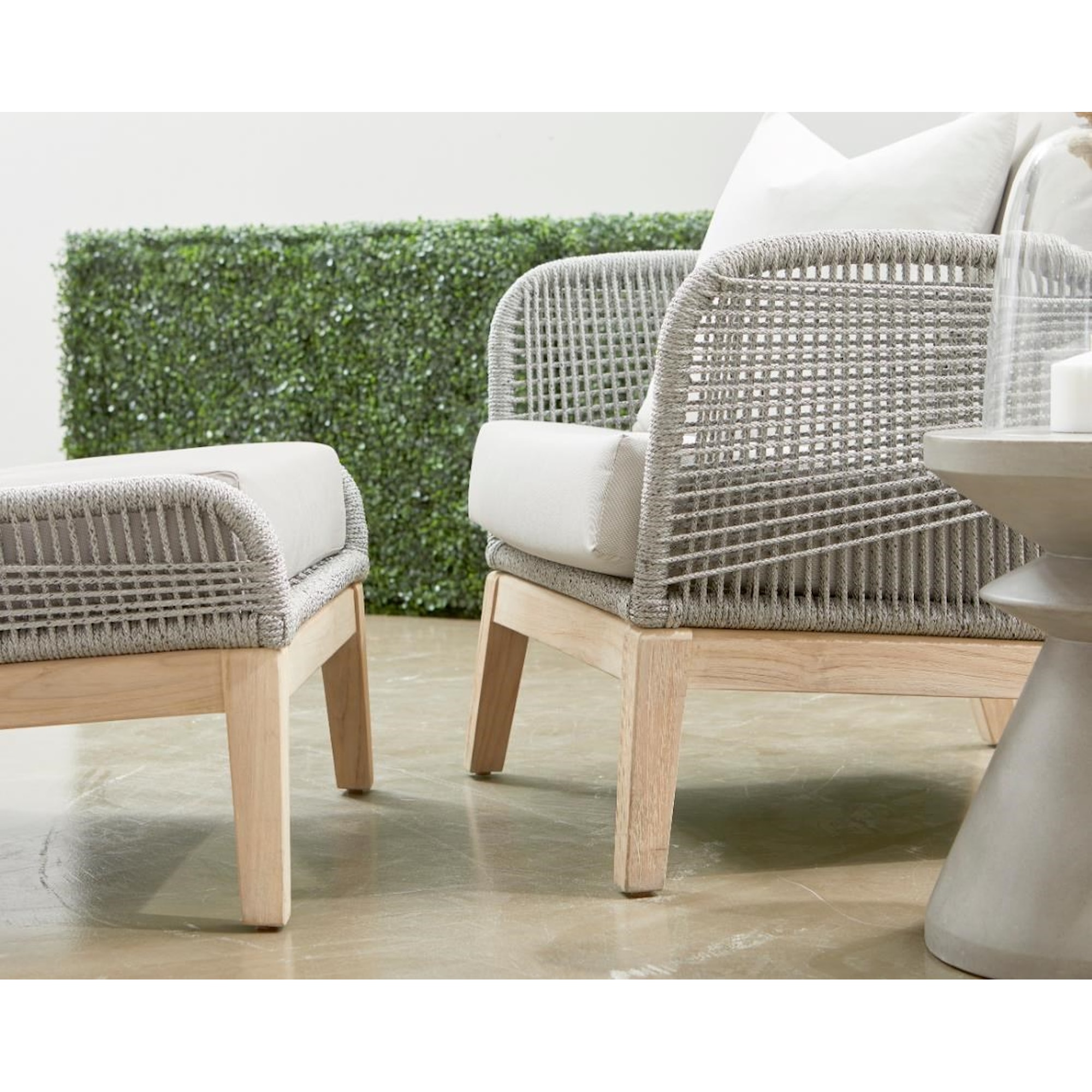 Essentials for Living Woven 610141900 Loom Club Chair C. S. Wo & Sons