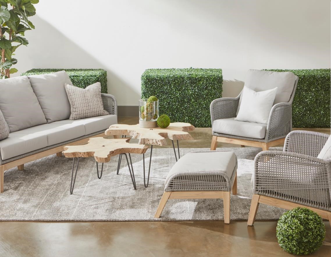 Essentials for Living Woven 610141900 Loom Club Chair HomeWorld