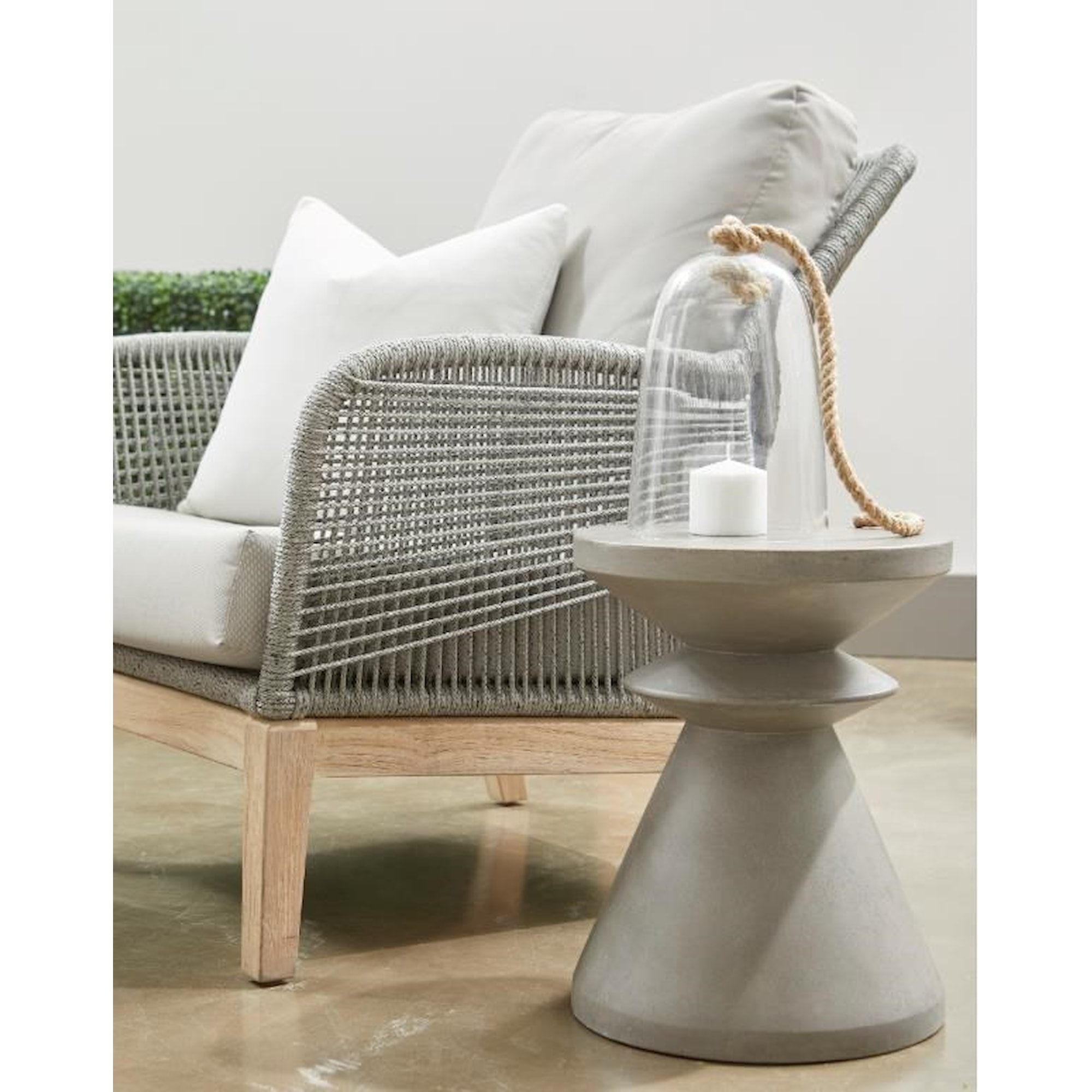 Essentials for Living Woven 610141900 Loom Club Chair C. S. Wo & Sons