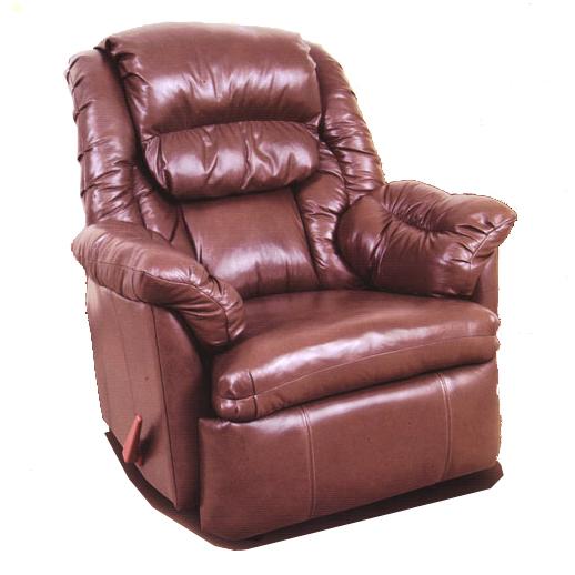 Ort Manufacturing Reserve Seating 600L 100 Leather Rocker Recliner with Coil Seating Wayside Furniture Mattress Three Way Recliners