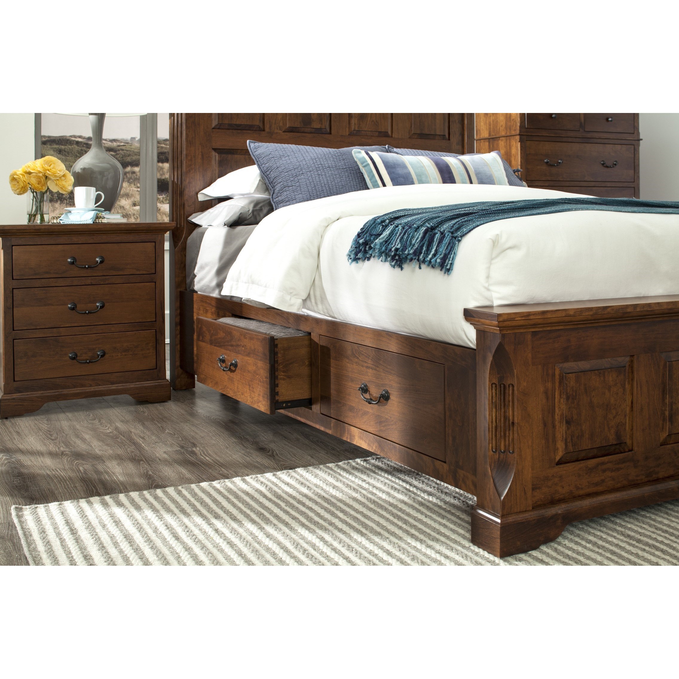 Longmeadow upholstered platform clearance bed