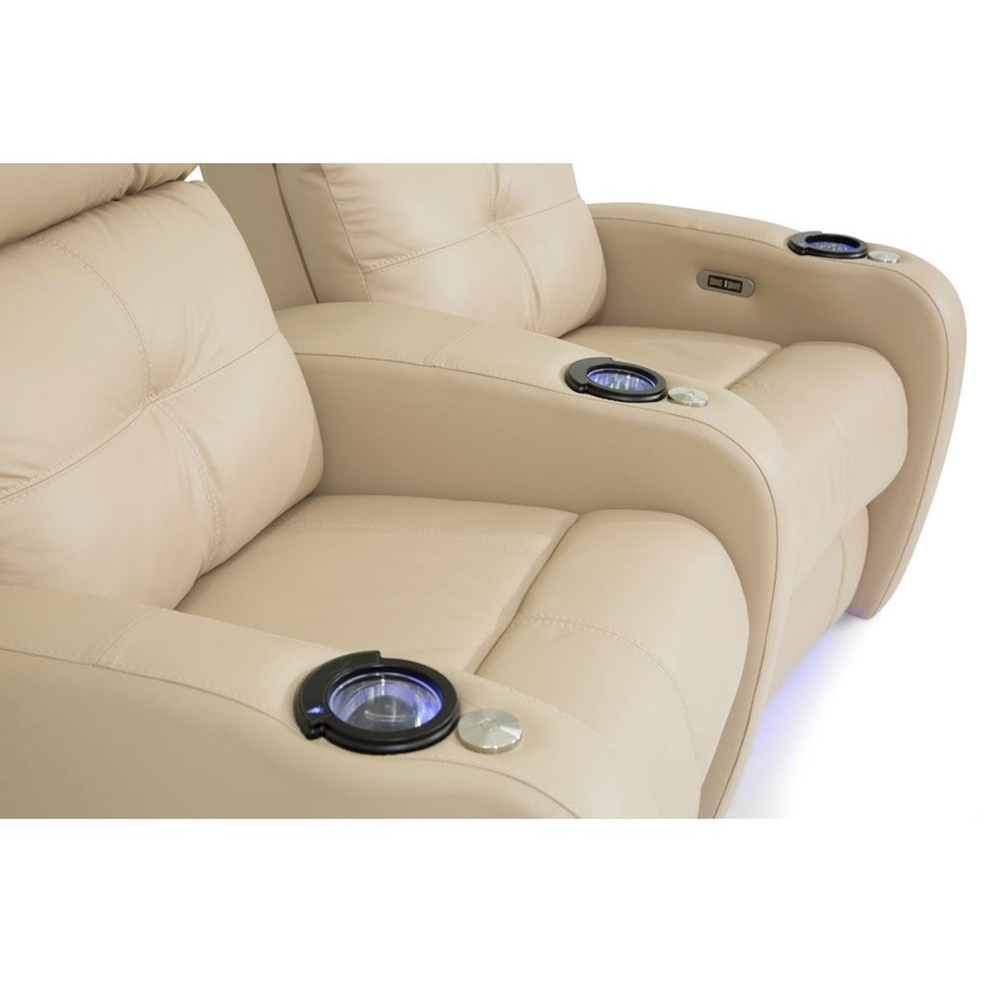 Modern Power Adjustable Headrest Cinema Seats Recliner Chair