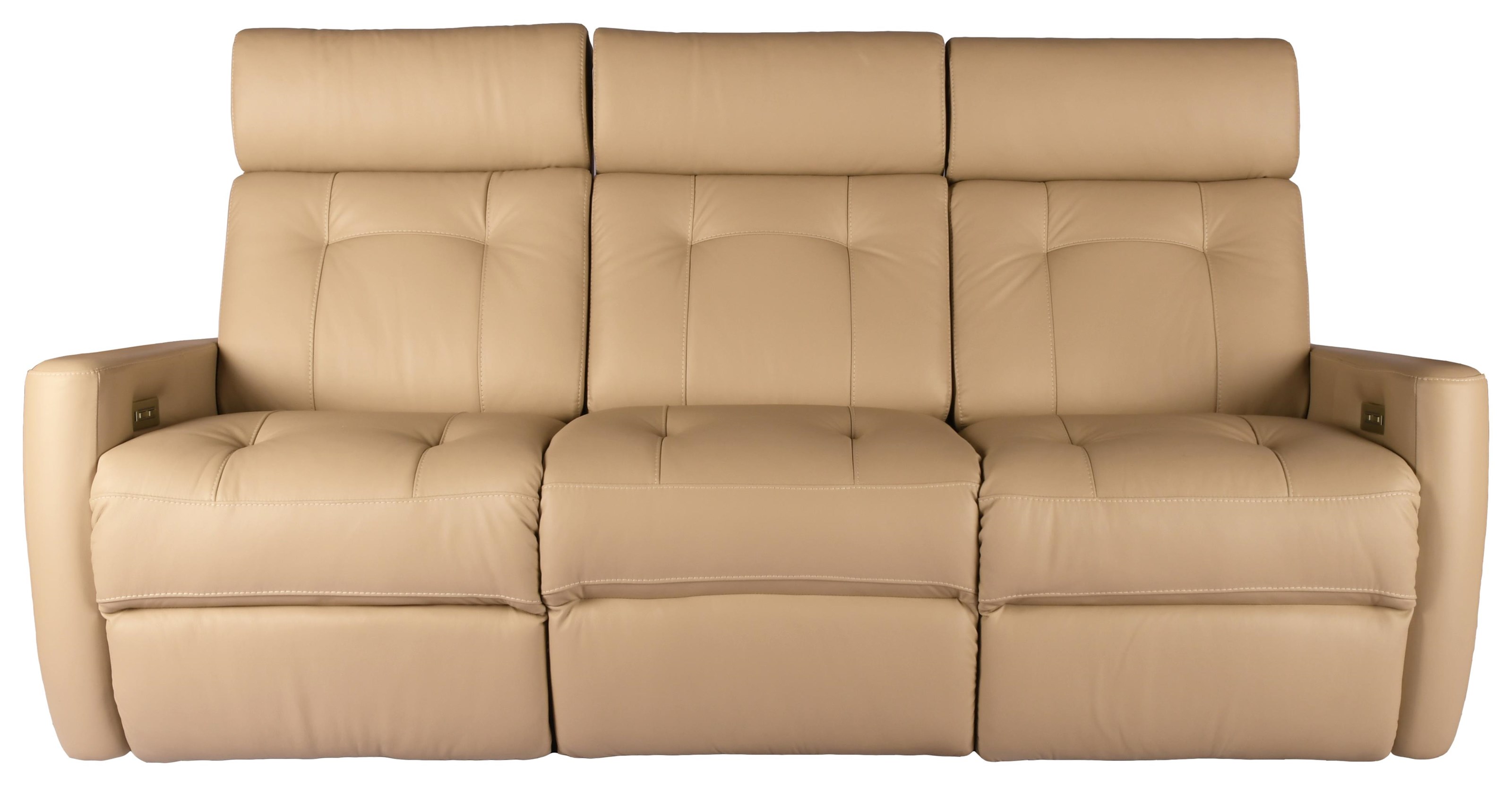 Palliser West Coast II 1187838 Leather Power Reclining Sofa with Adjustable Headrest Bennett s Furniture and Mattresses Reclining Sofas