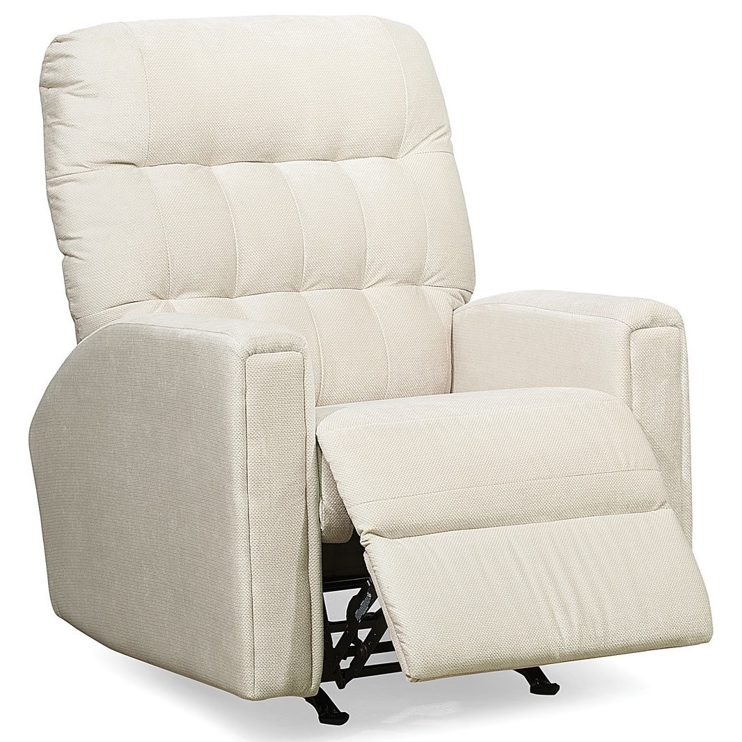 Tufted shop rocker recliner