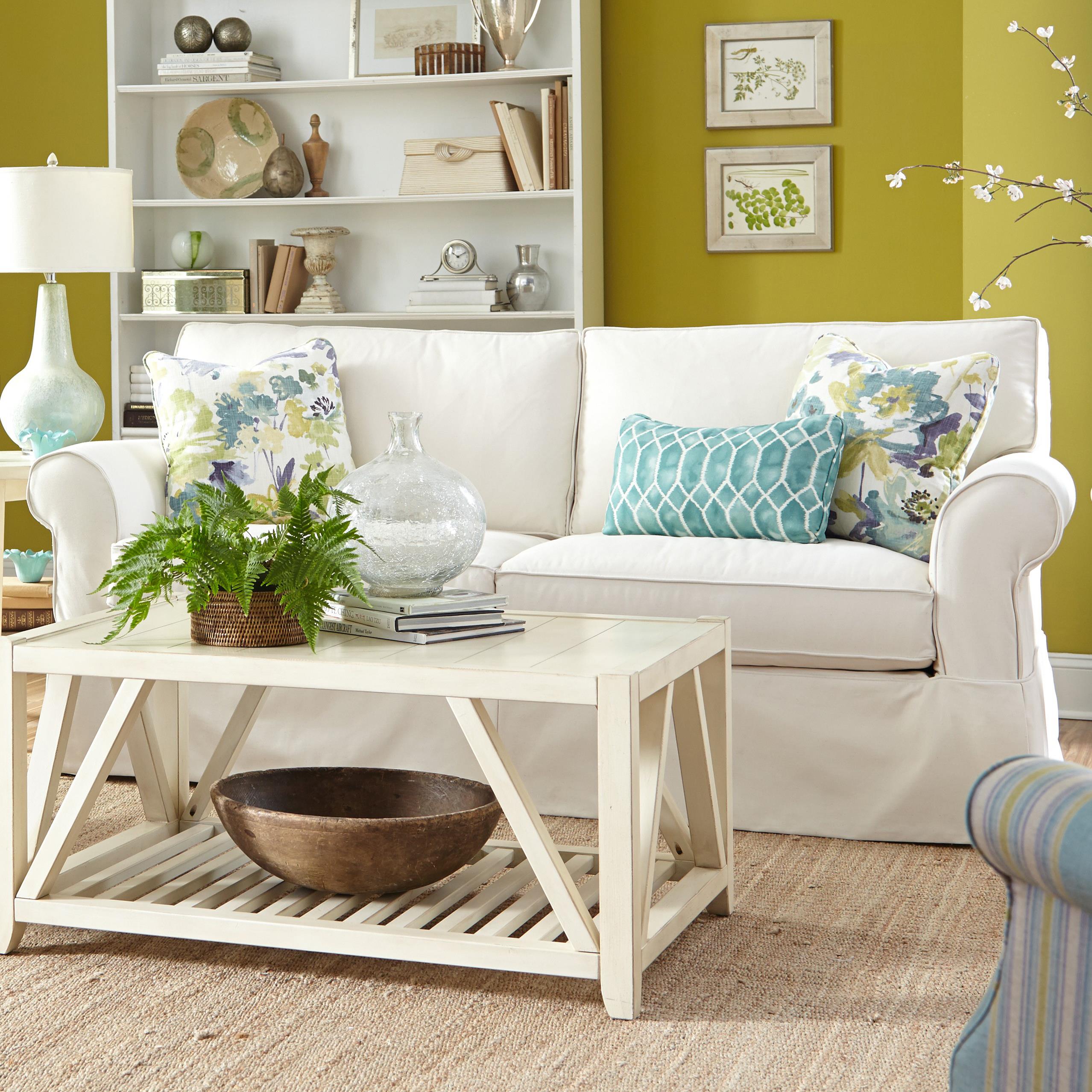 Paula Deen by Craftmaster P928500 P928550BD Slipcover Sofa