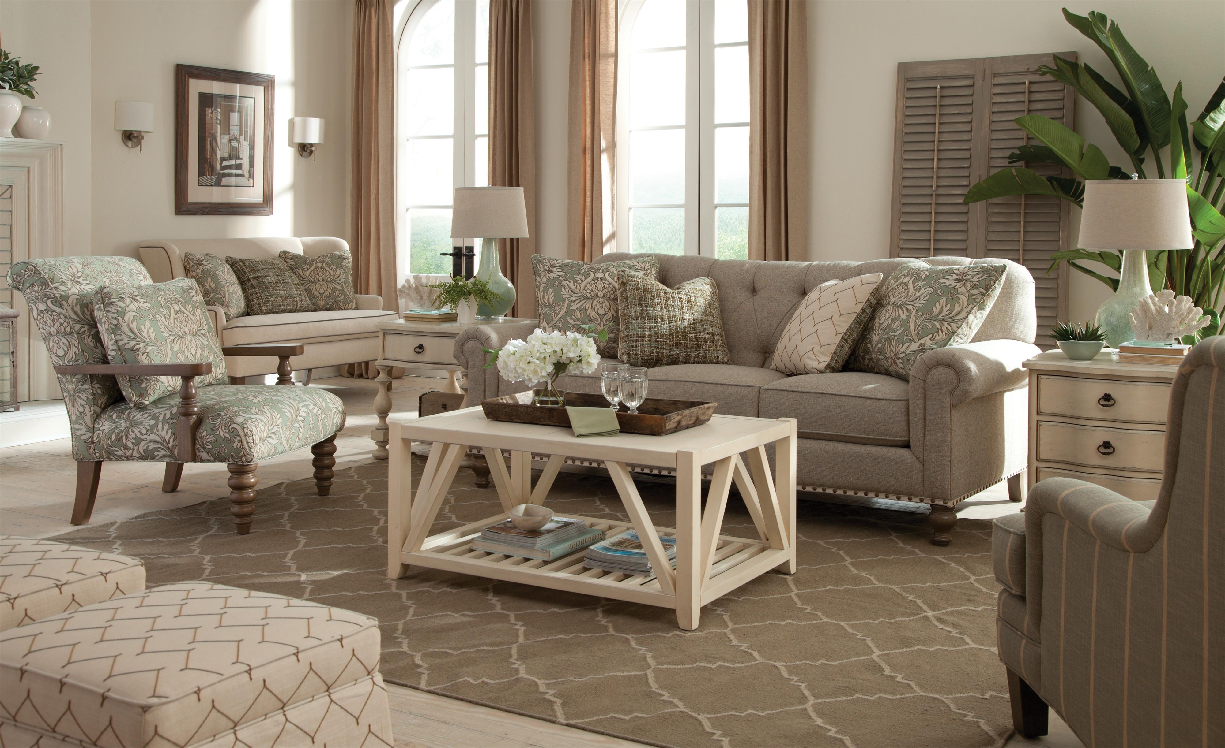 Craftmaster sales tufted sofa