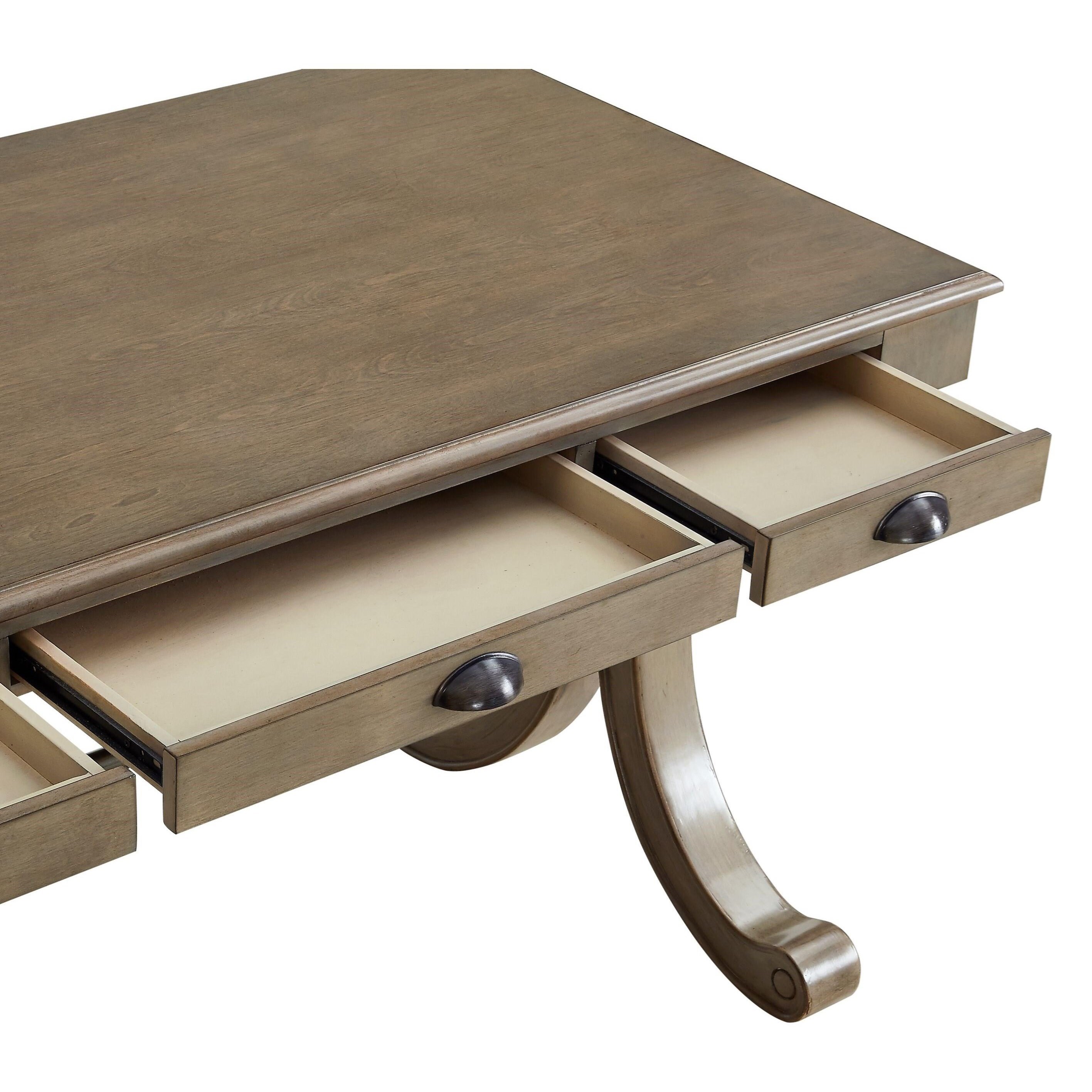 Fieldstone wood shop l shaped desk