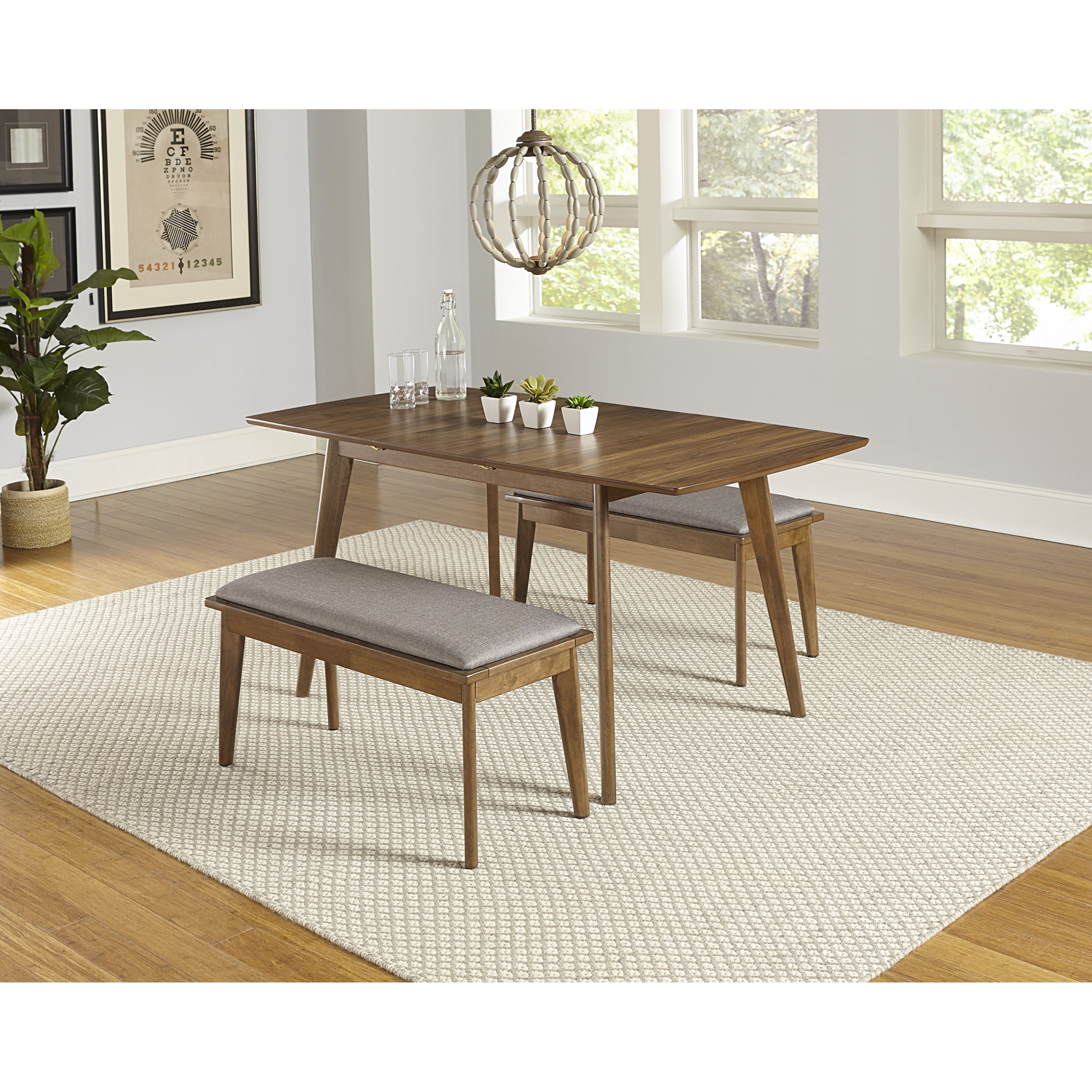 Progressive Furniture Arcade D829 69 Mid Century Modern Dining