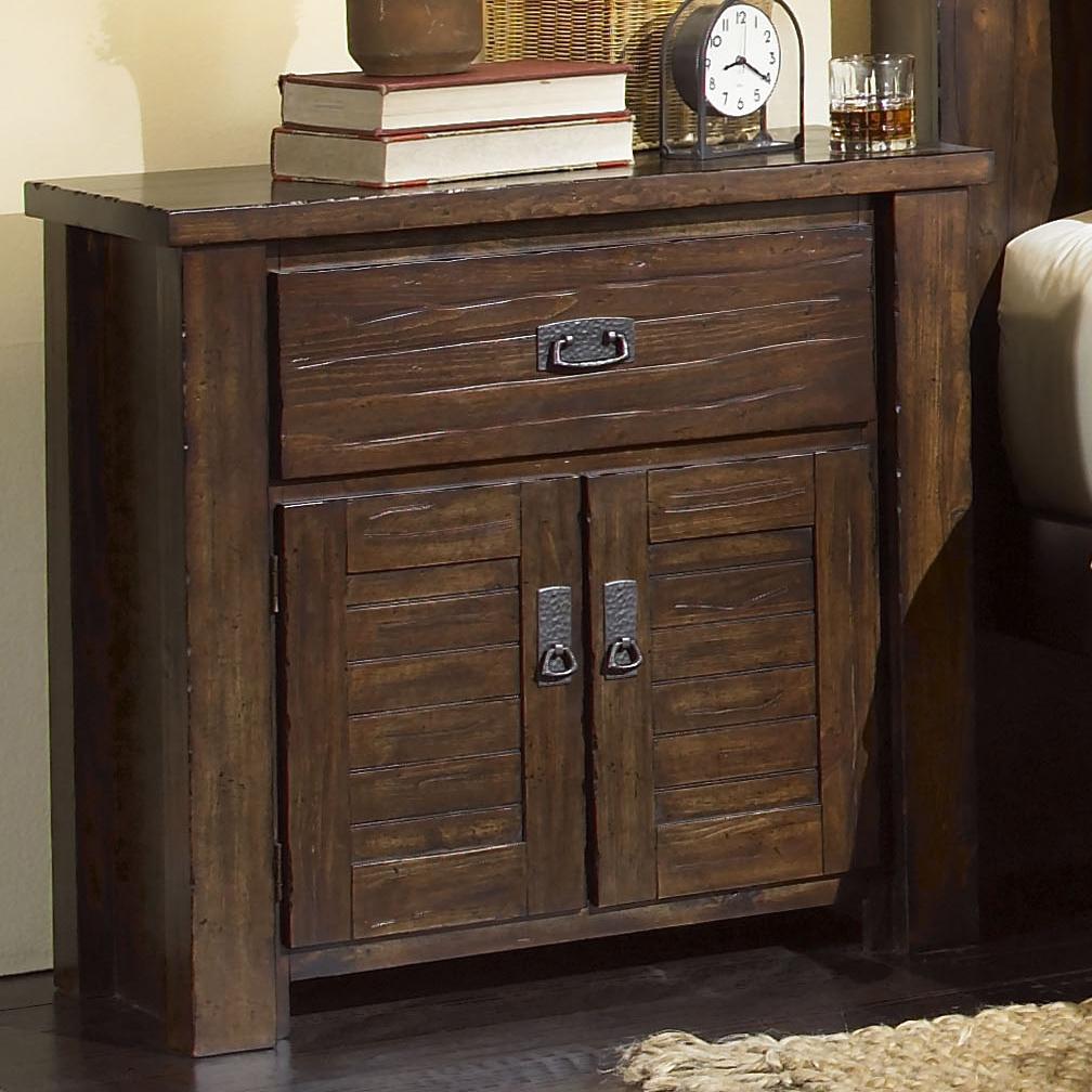 Dark wood nightstands deals