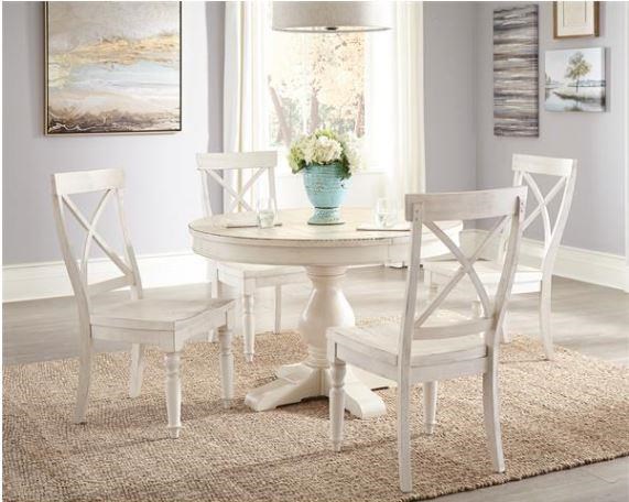 Pedestal kitchen table set outlet