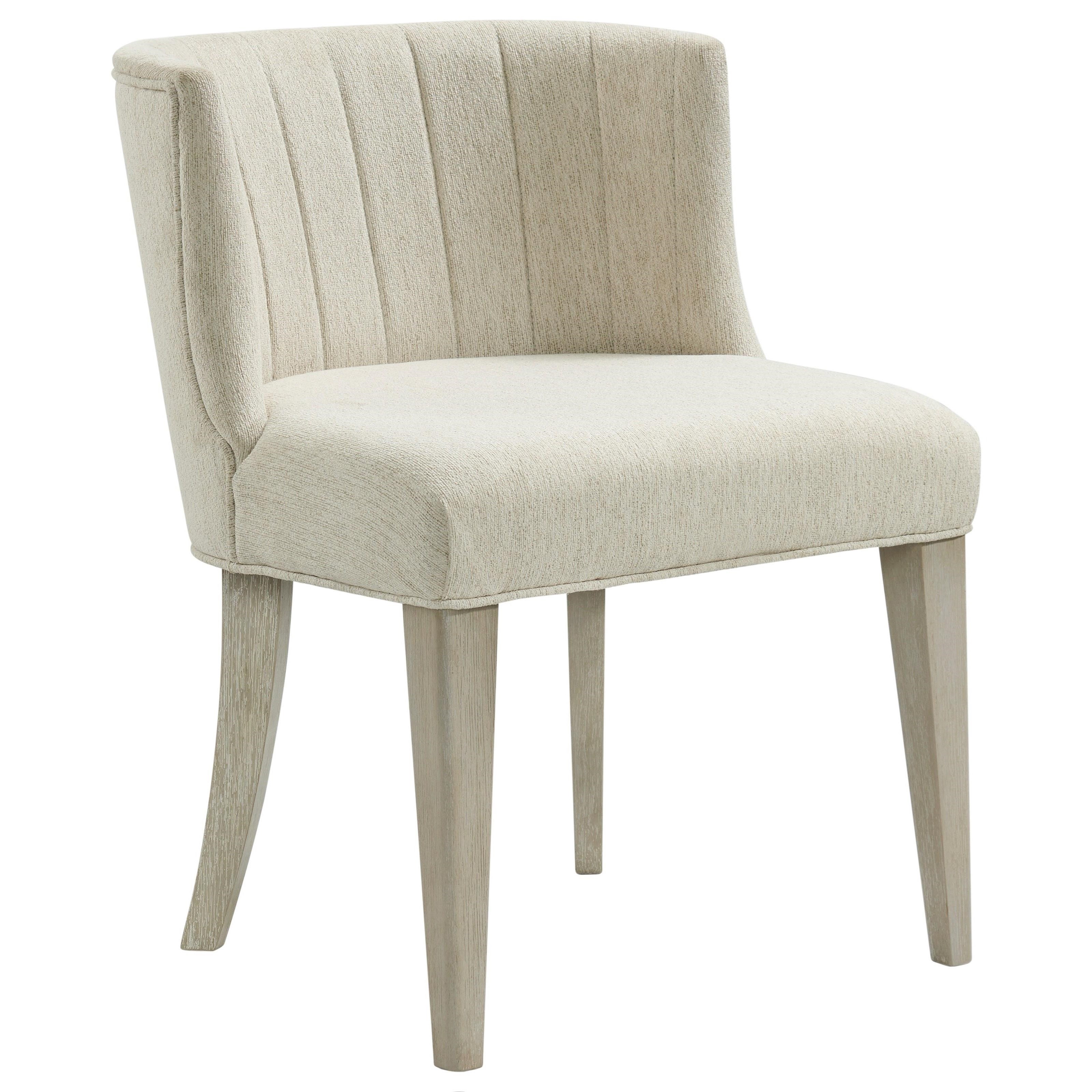 Cassandra Cassandra Upholstered Curved Back Side Chair