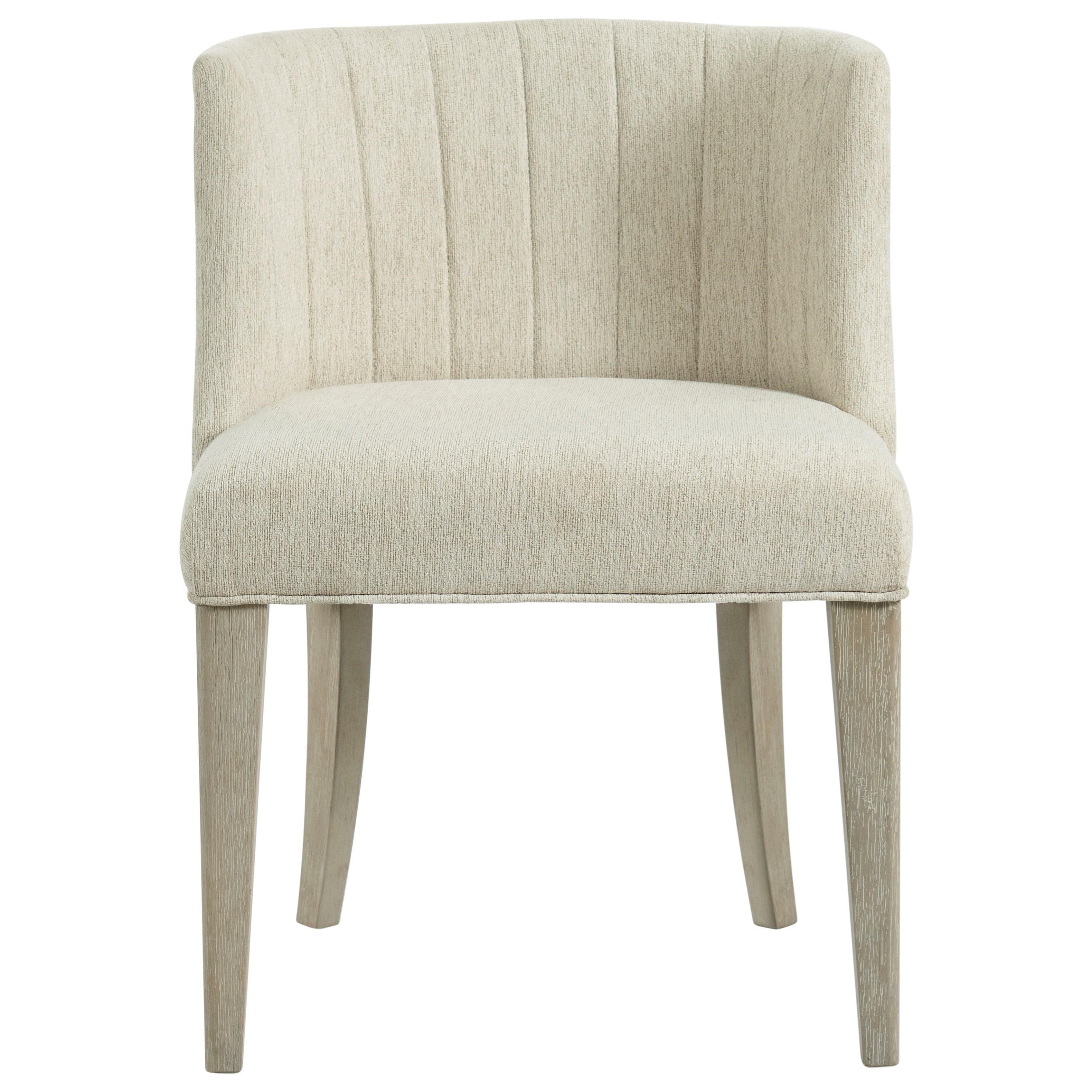 Cassandra Cassandra Upholstered Curved Back Side Chair