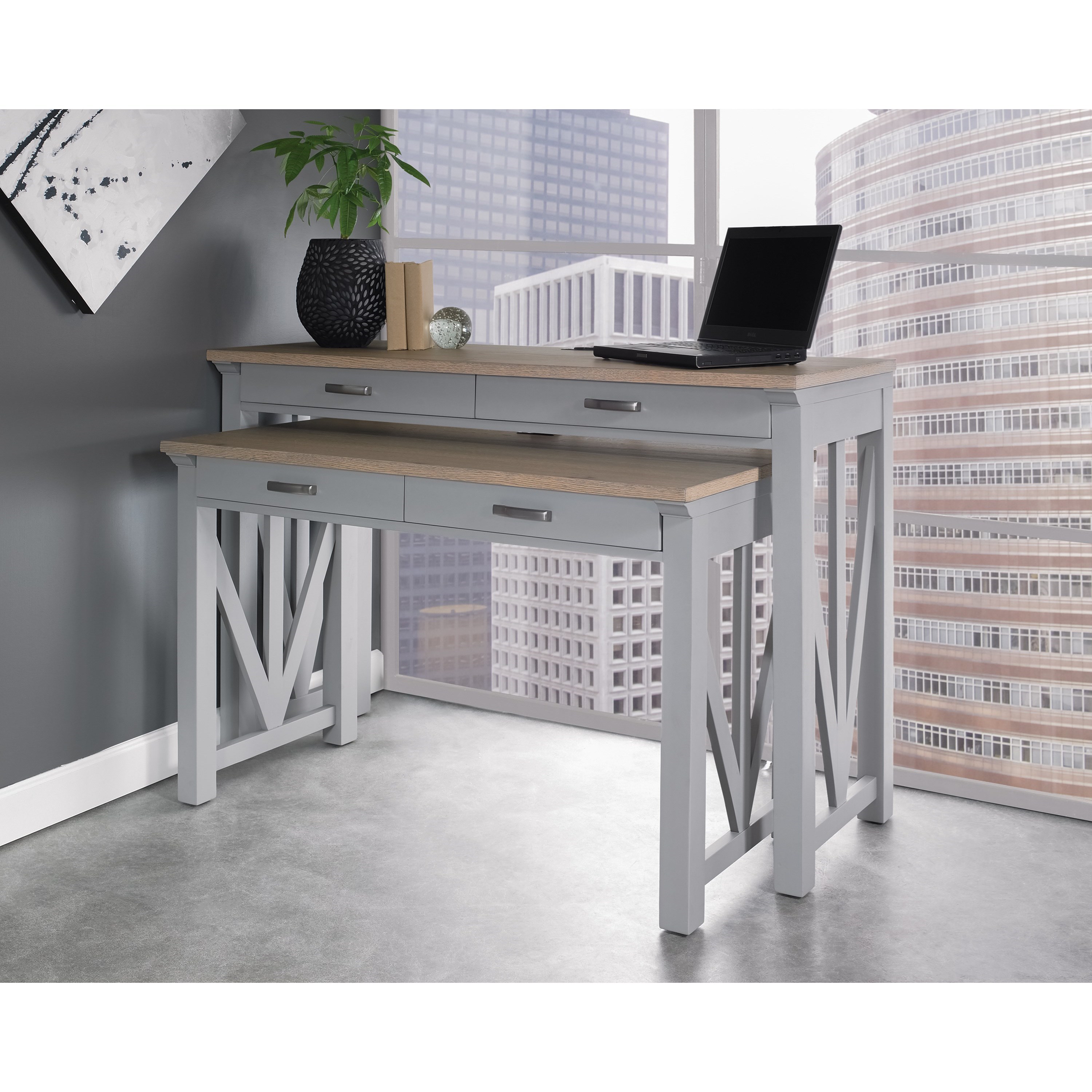 Modern farmhouse secretary shop desk