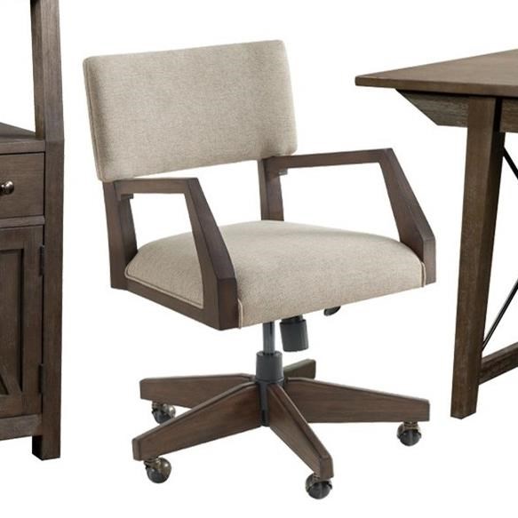 Rolling store upholstered chair