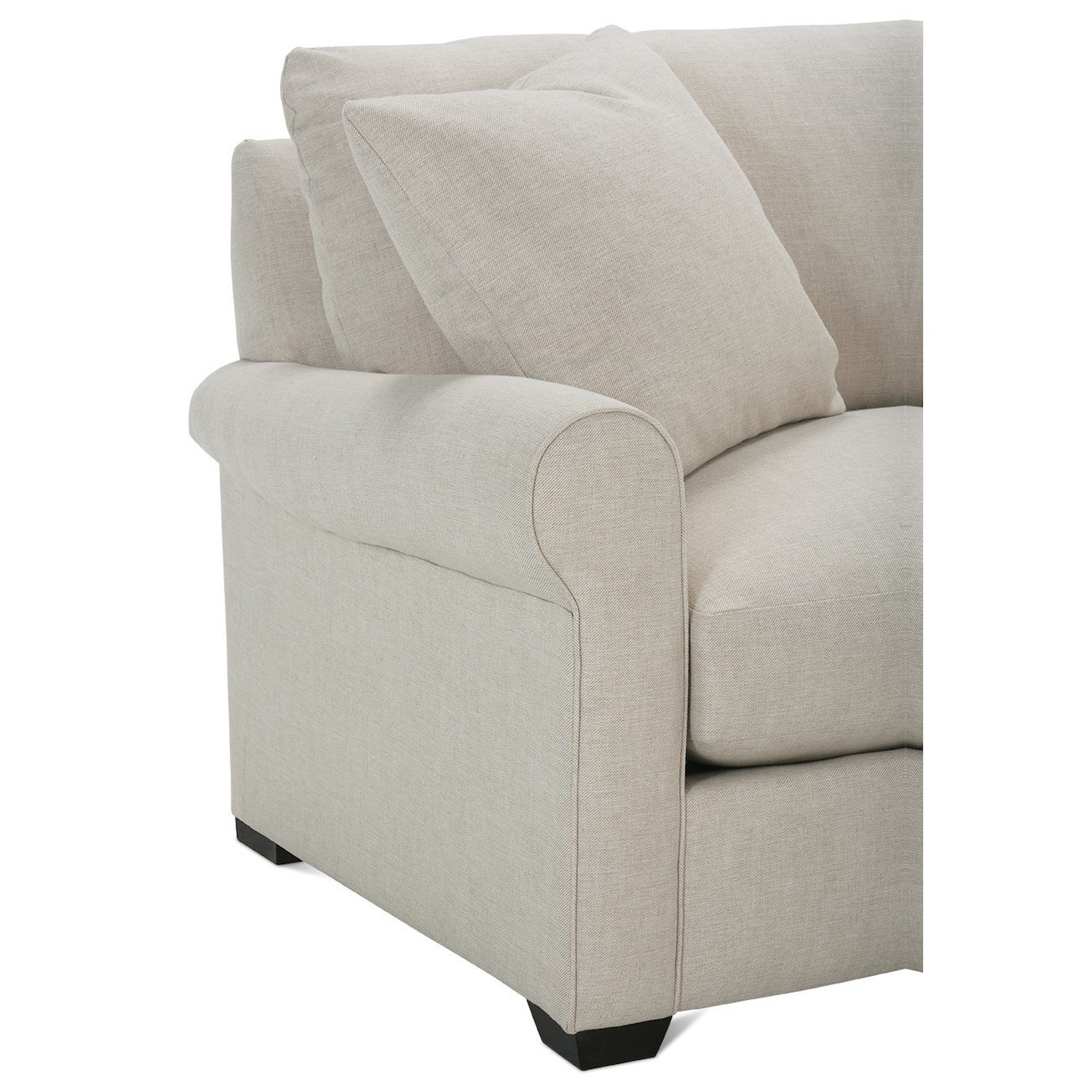 Rowe Aberdeen LRUROP603002 Transitional Sofa with Rolled Arms Malouf