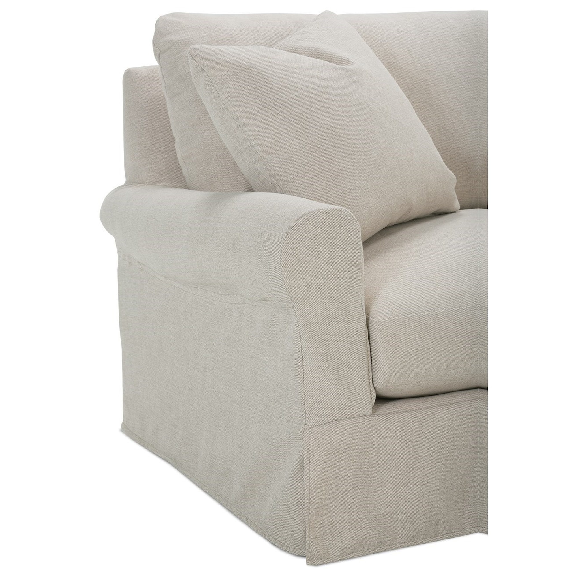 Rowe Aberdeen P603SLIP002 Transitional Sofa with Rolled Arms and