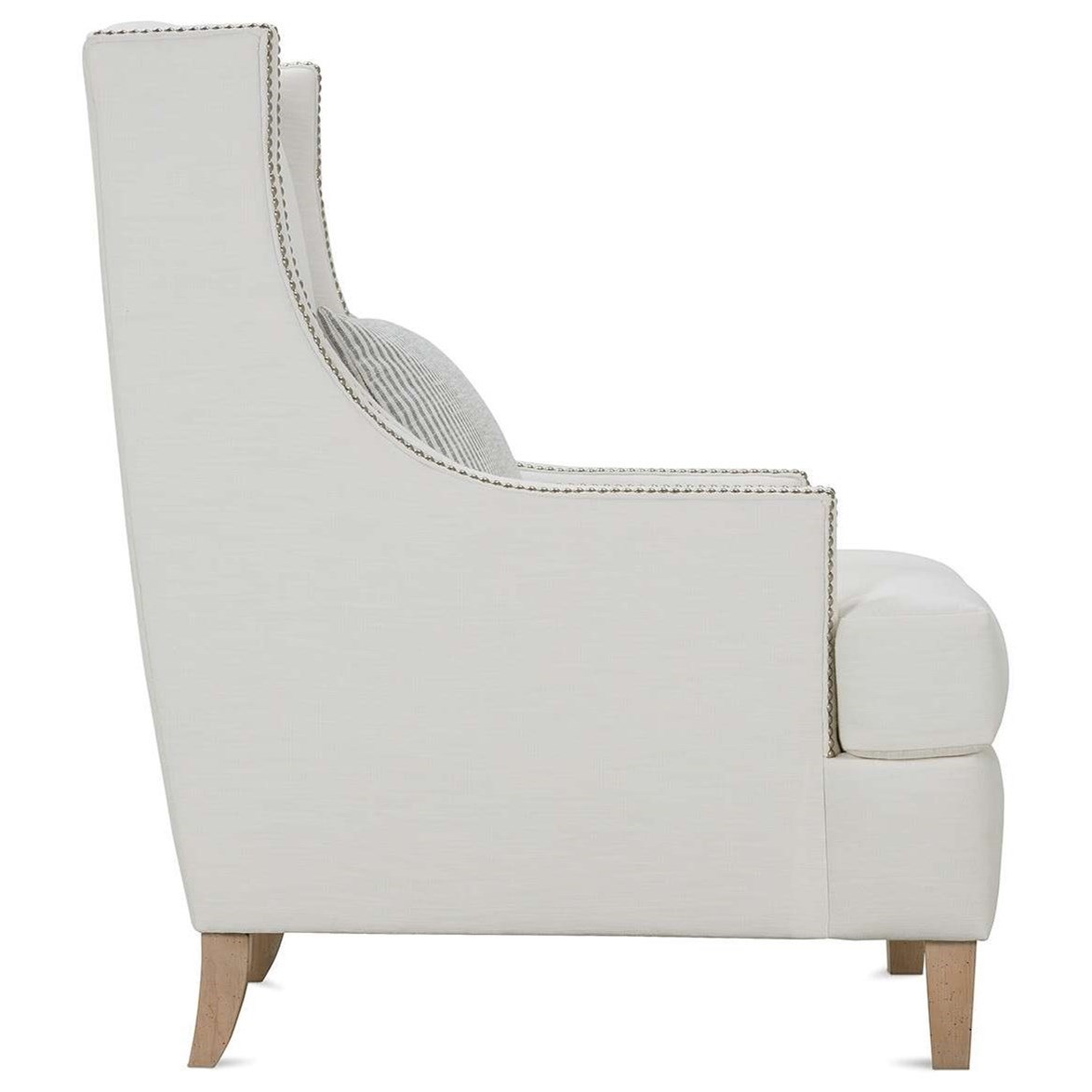 Rowe Tinsley P803 106 Accent Chair with Nailhead Trim Simon s