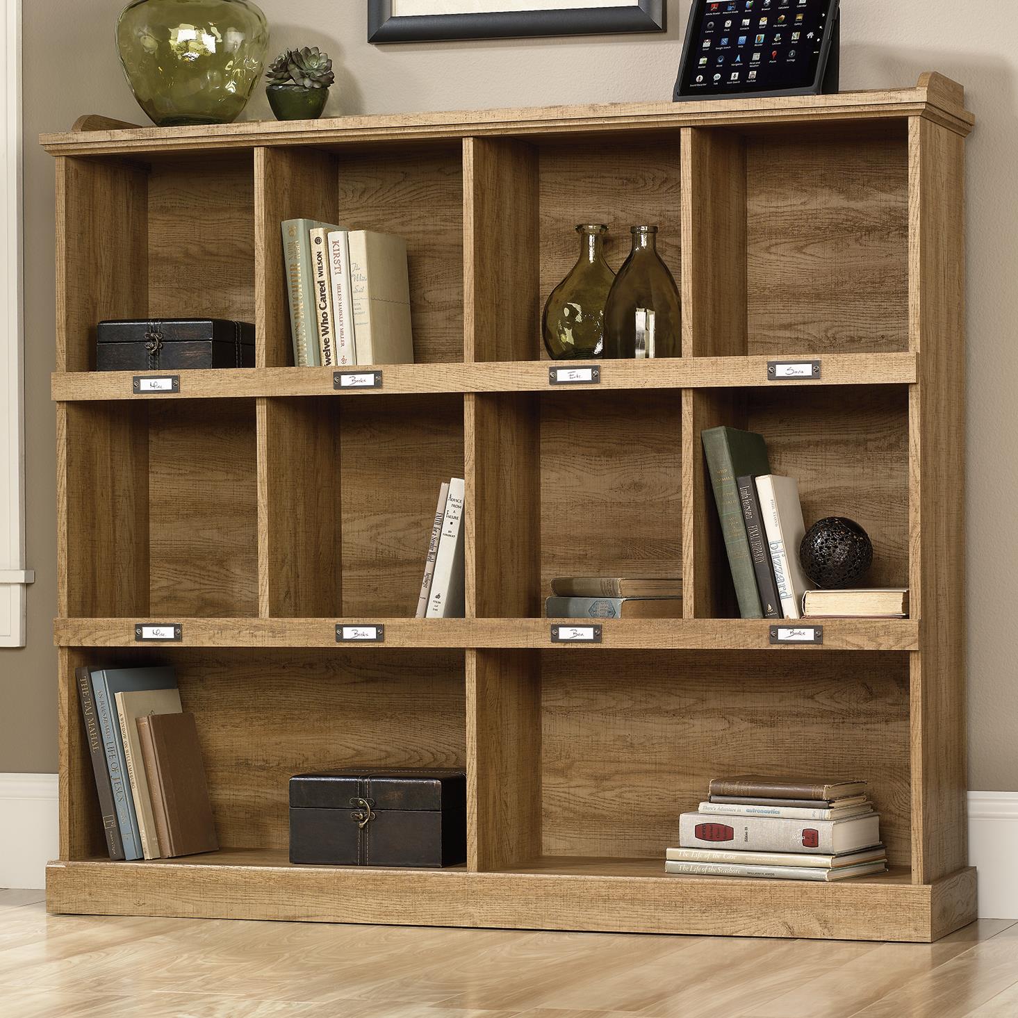 Sauder barrister lane sales bookcase iron oak
