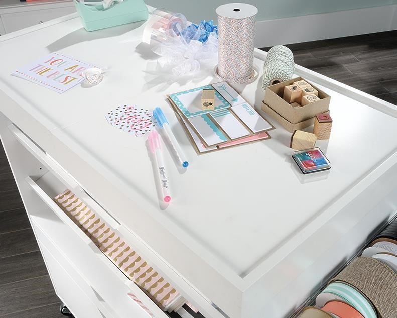 Sauder top craft cart