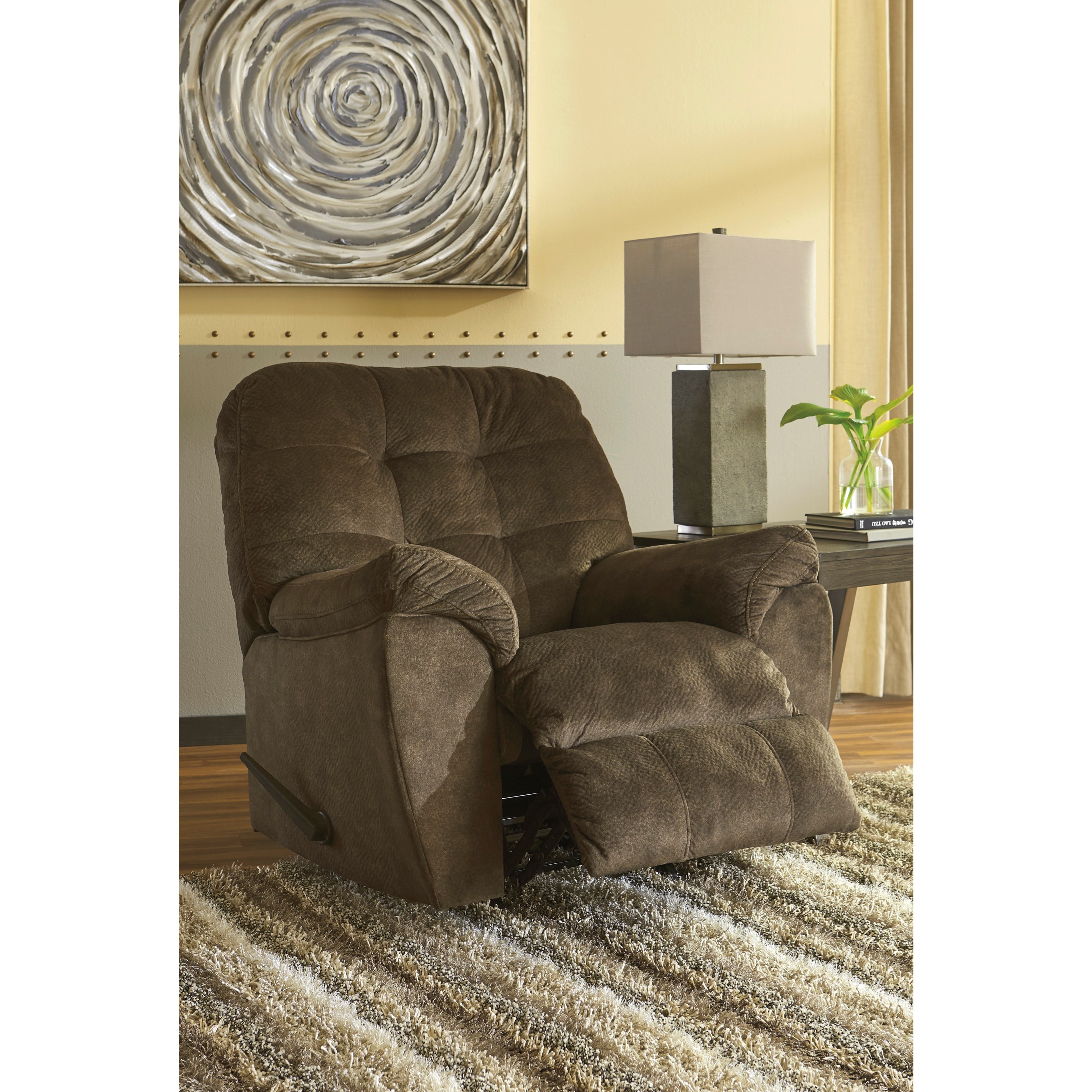 Signature Design by Ashley Accrington 7050825 Casual Contemporary Rocker Recliner Lindy s Furniture Company Recliner Three Way