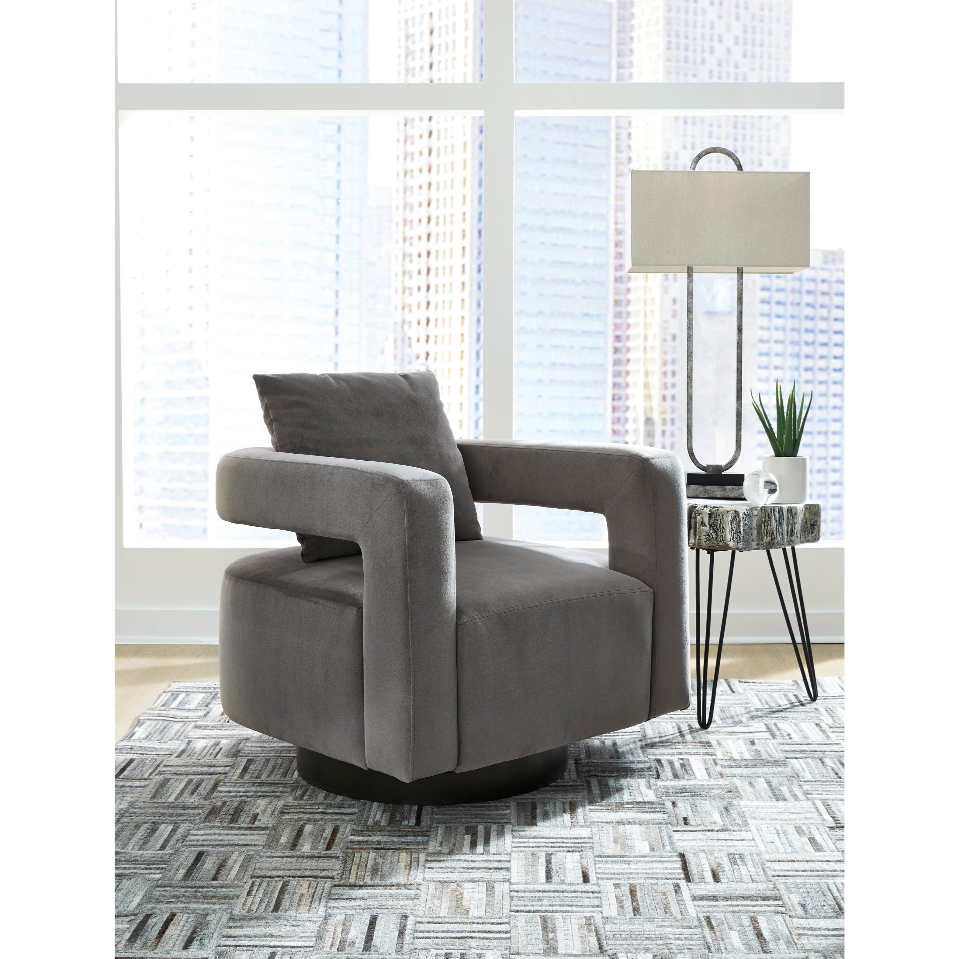 Ashley shop barrel chair