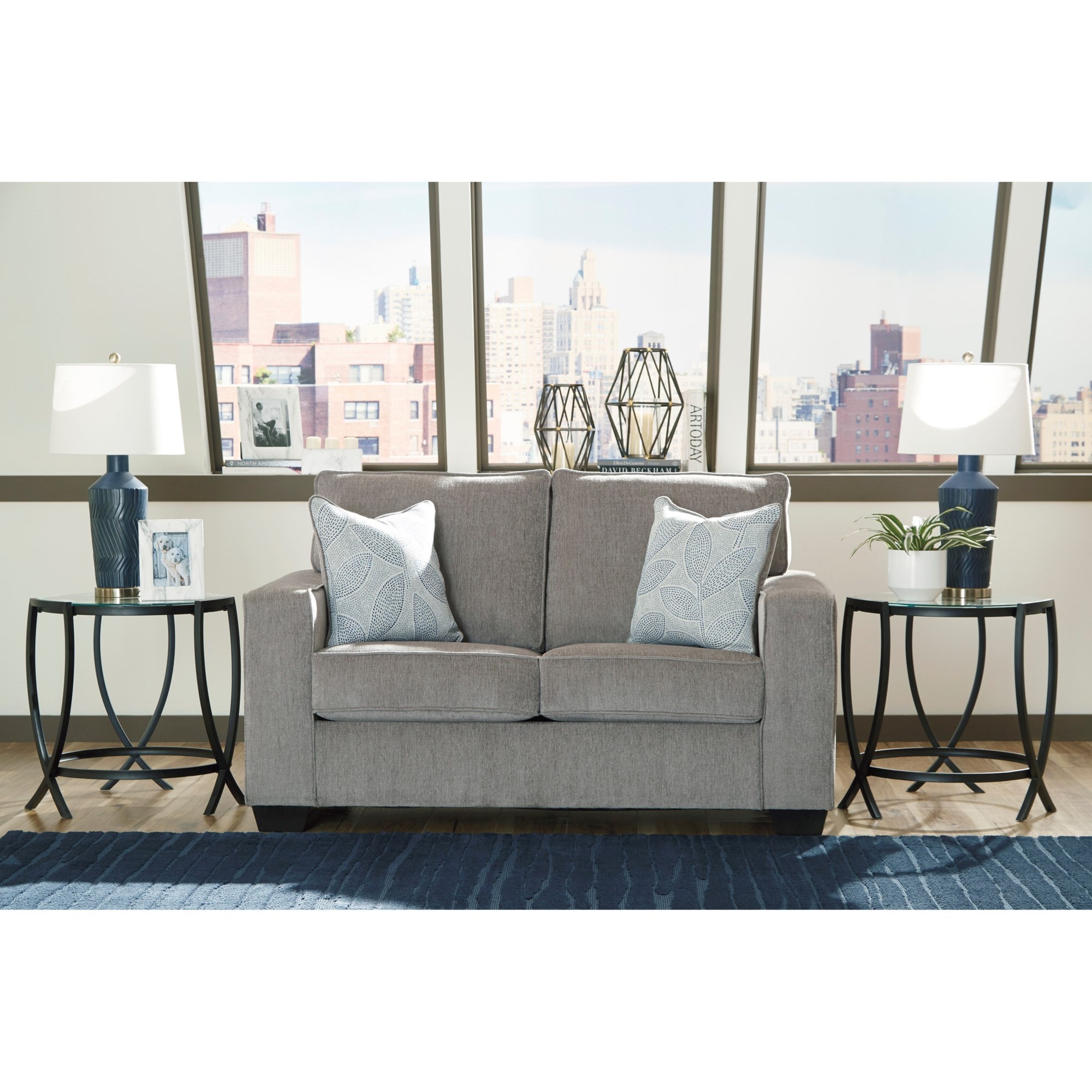 Signature Design by Ashley Altari 8721435 Loveseat | HomeWorld Furniture |  Uph - Loveseats