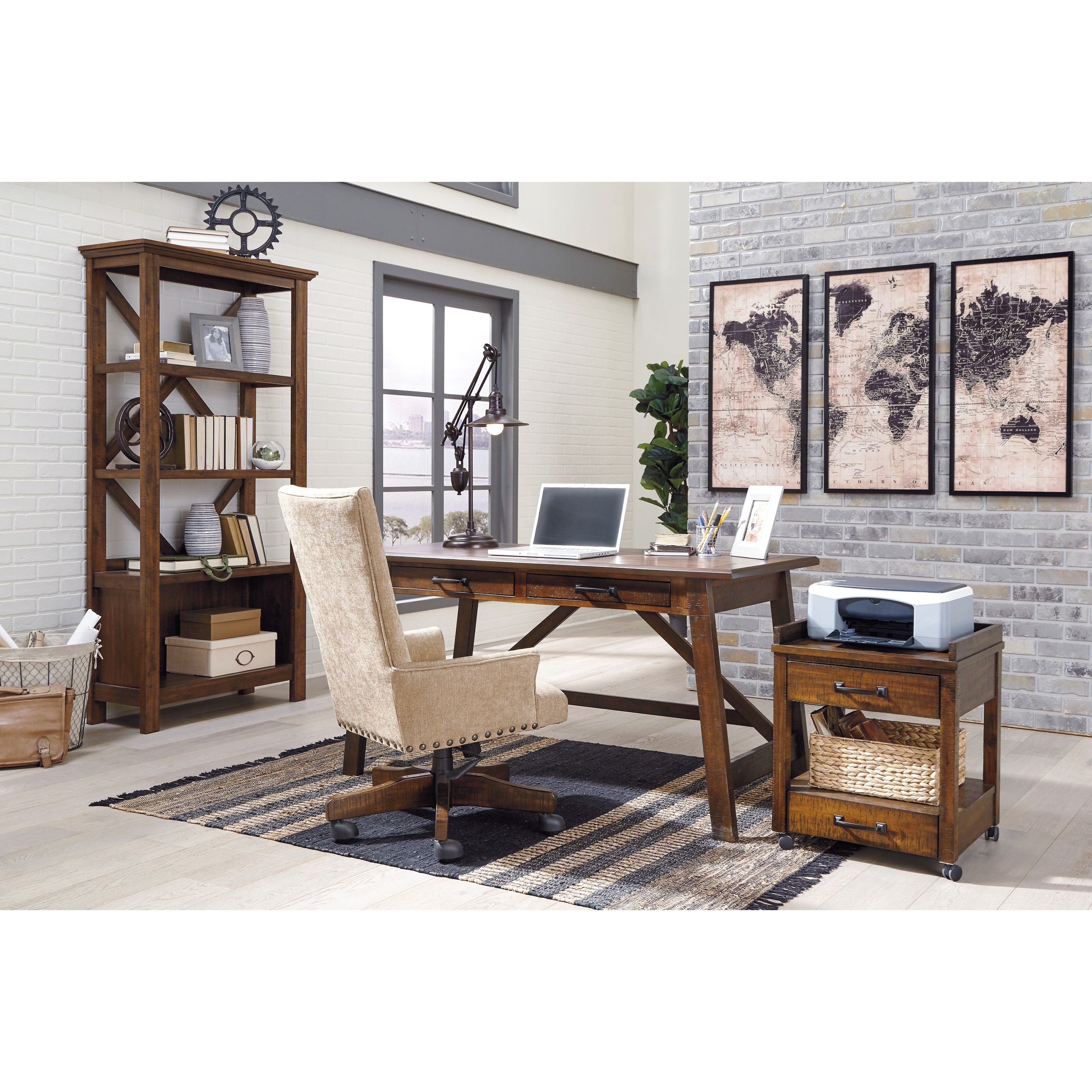 Oracle corner computer desk office double workstation deals