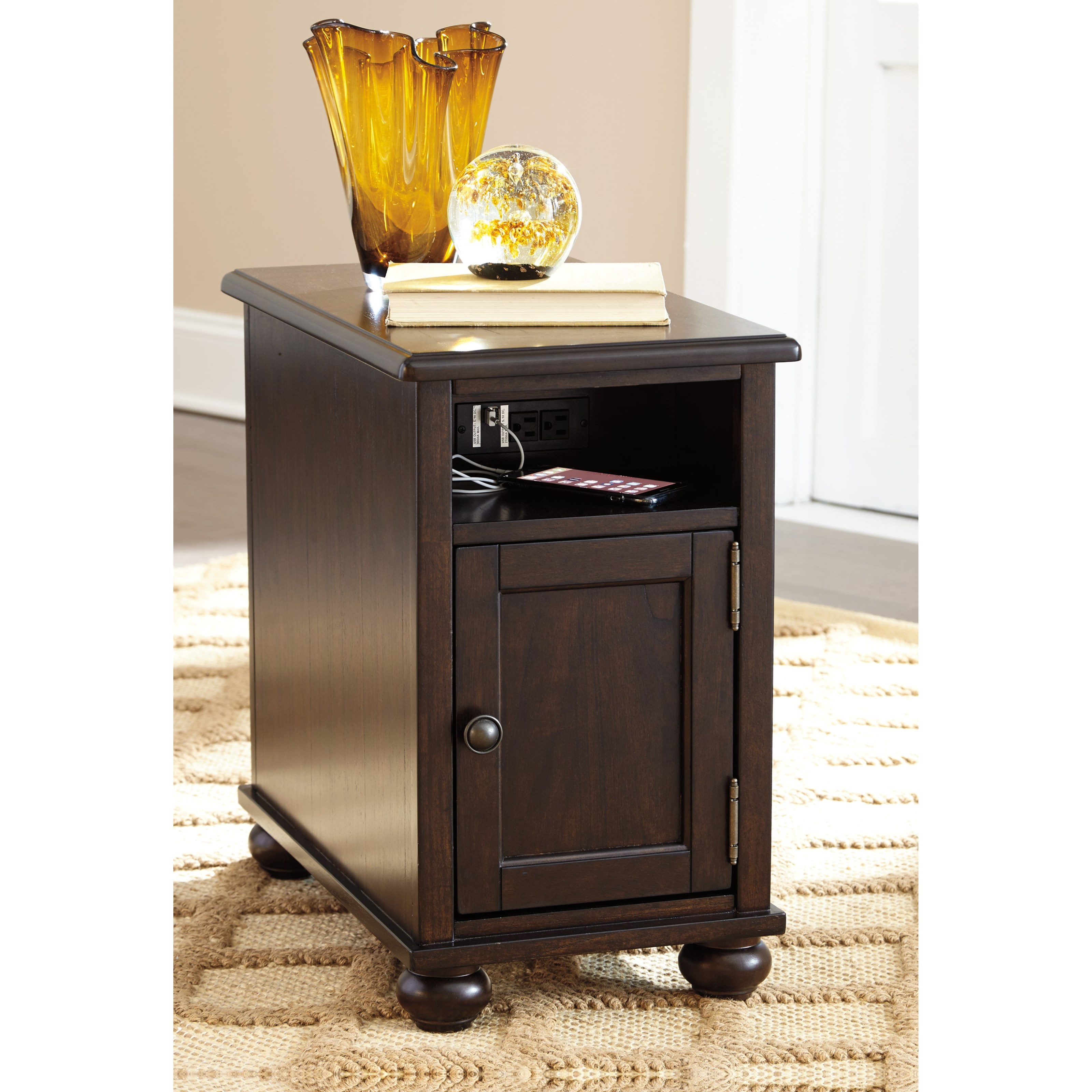 Chair side deals end table